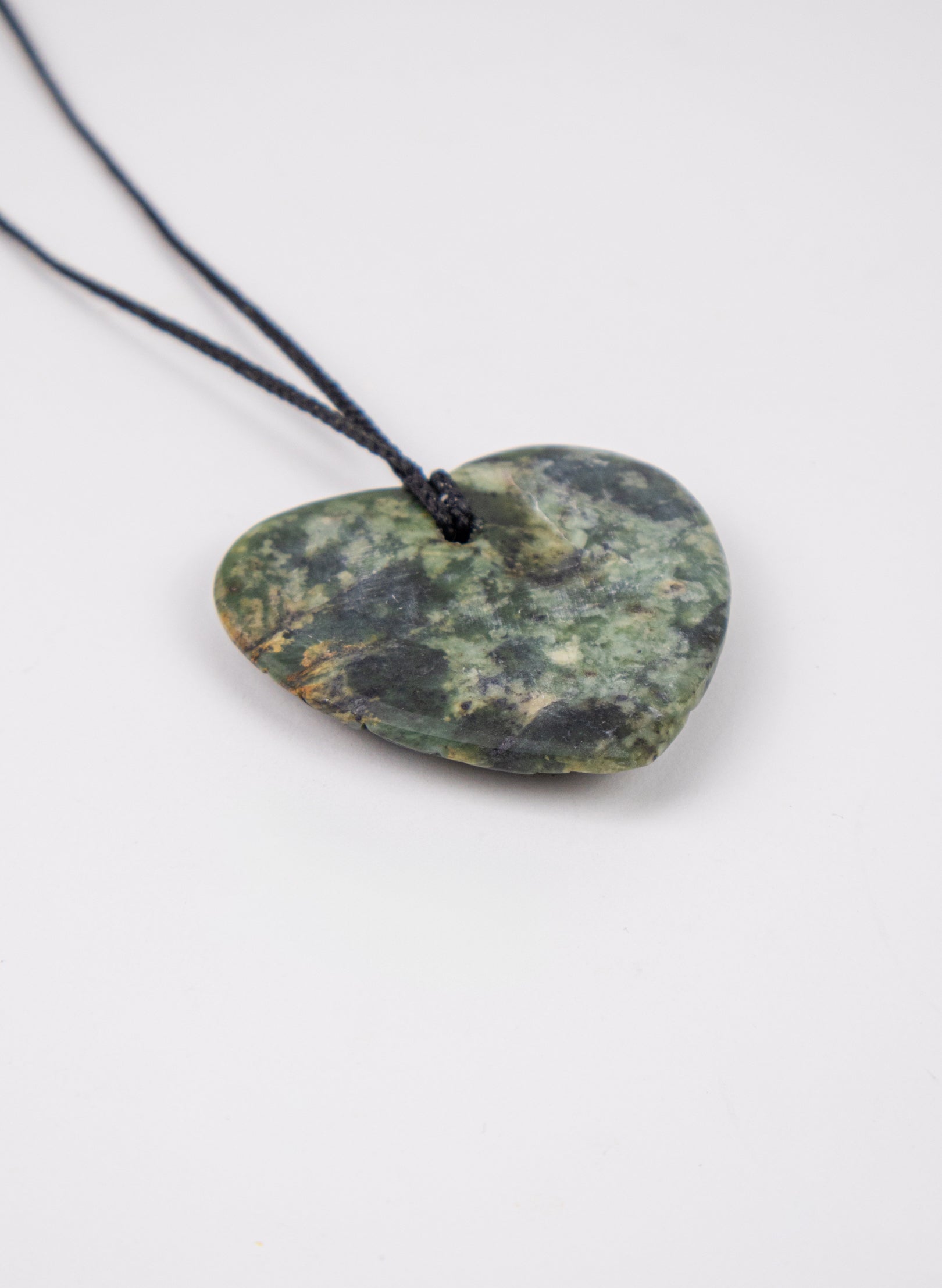 Pounamu Woven Heart Pendant