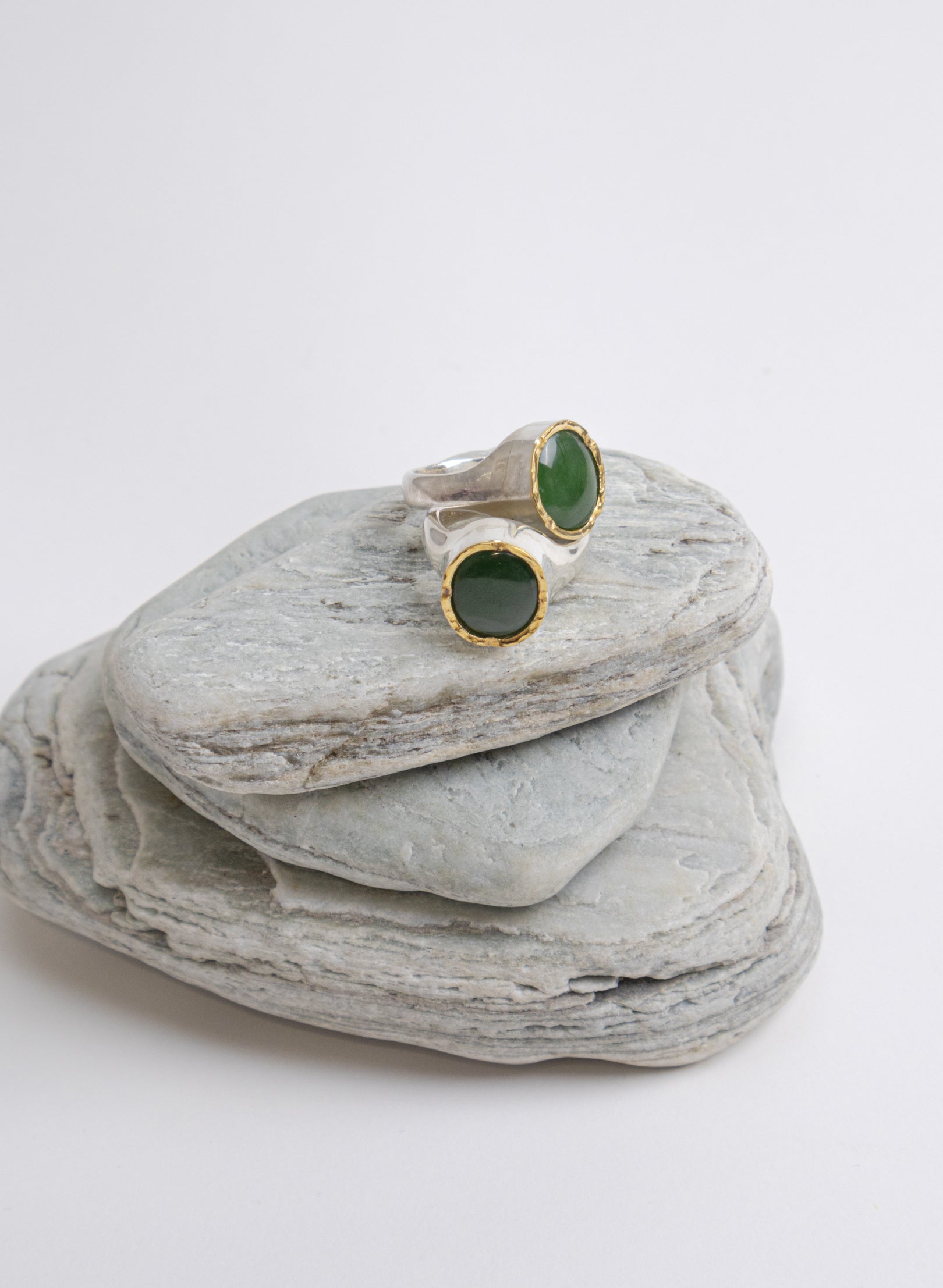 NZ Pounamu Oval Ring