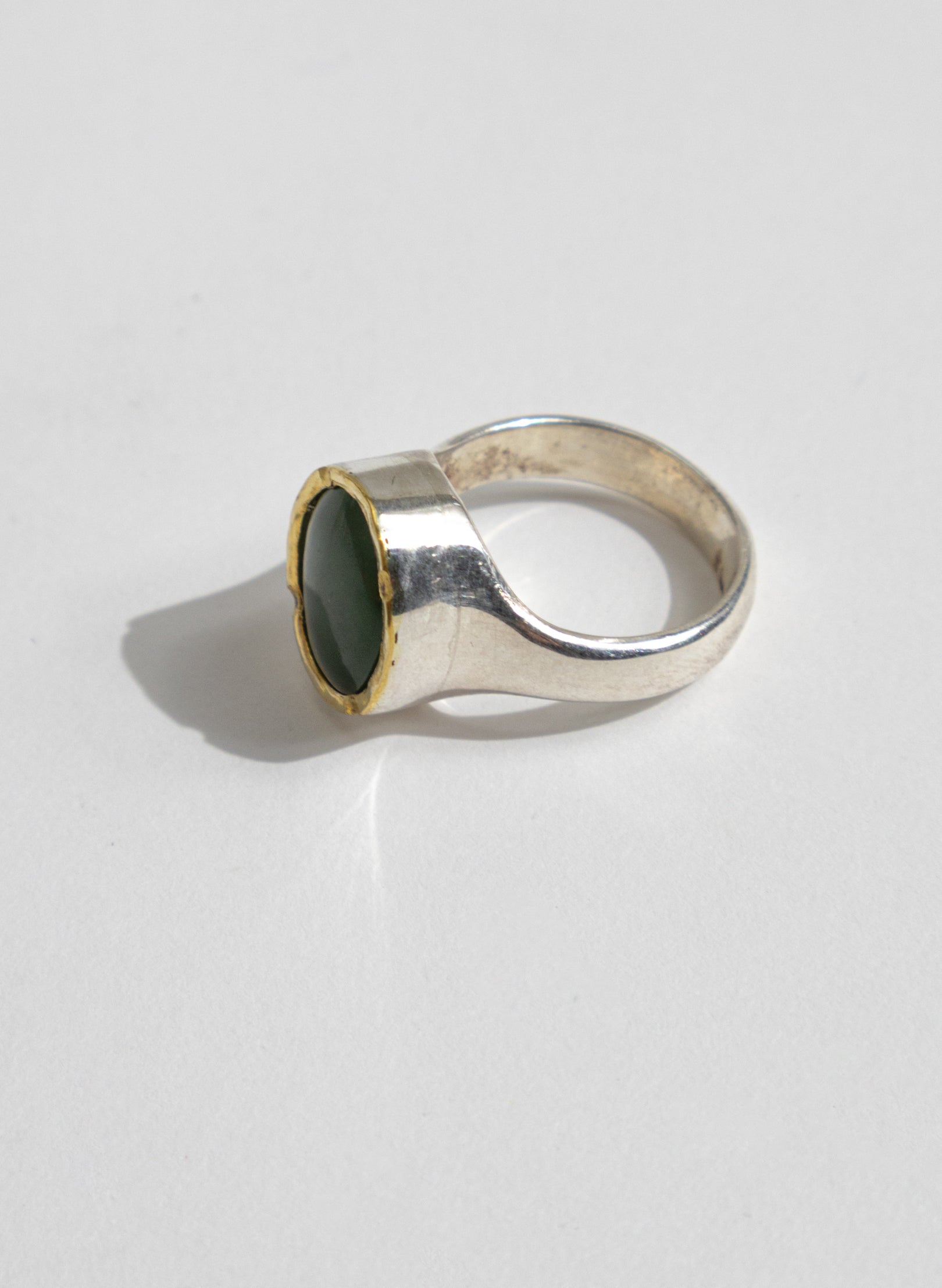 NZ Pounamu Oval Ring