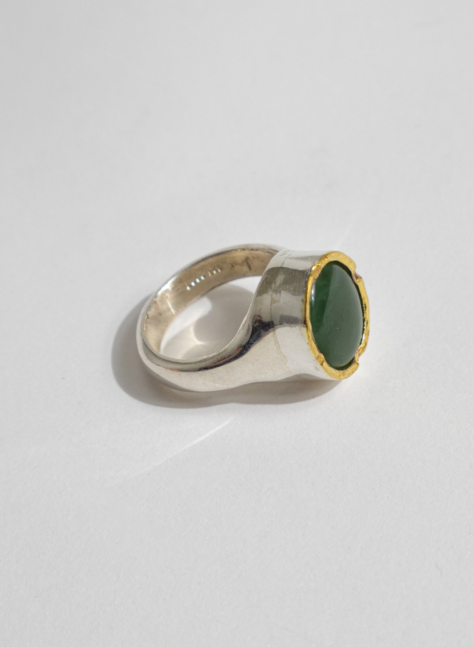 NZ Pounamu Oval Ring