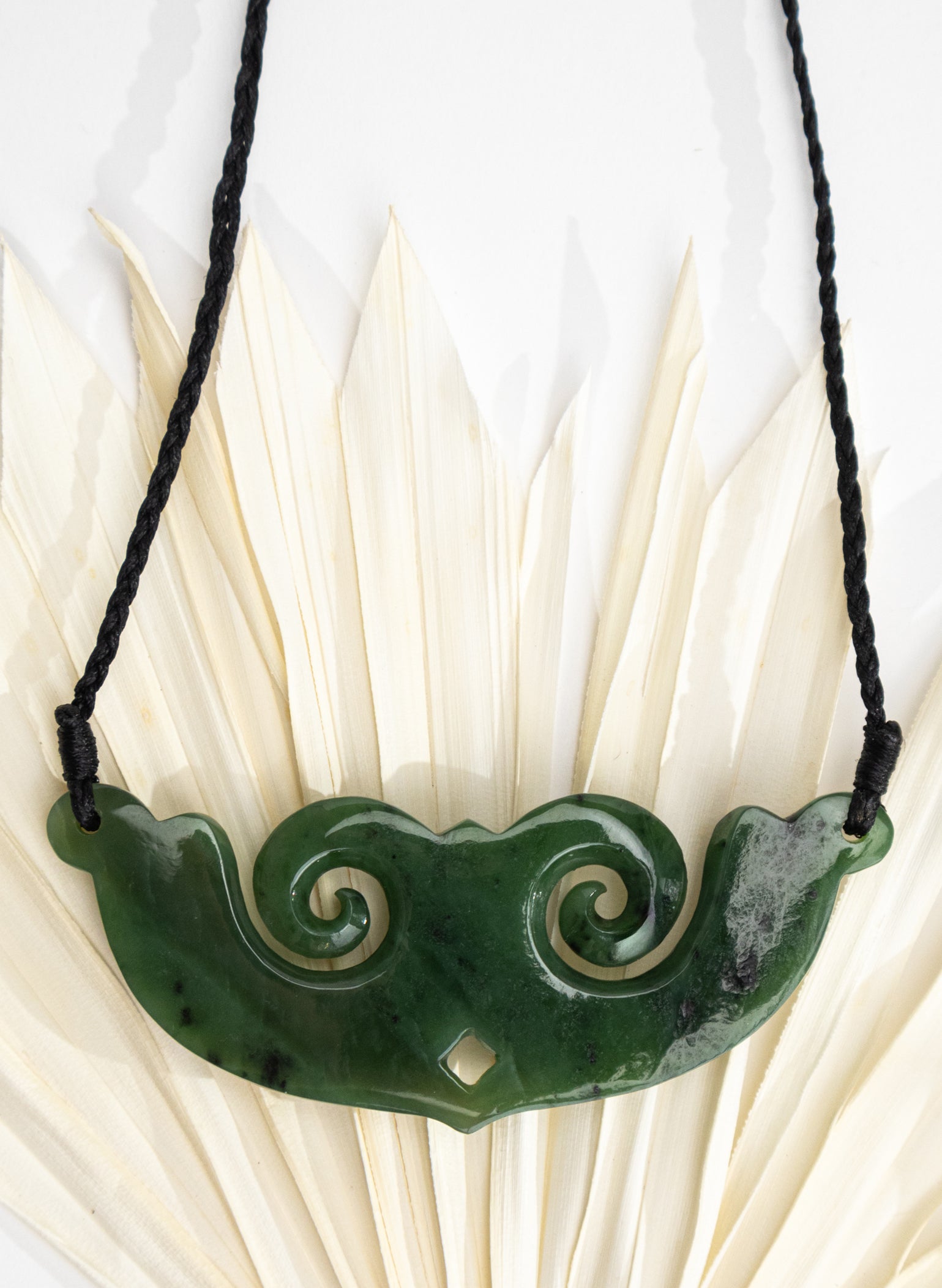 Pounamu Shield/Breastplate with Koru