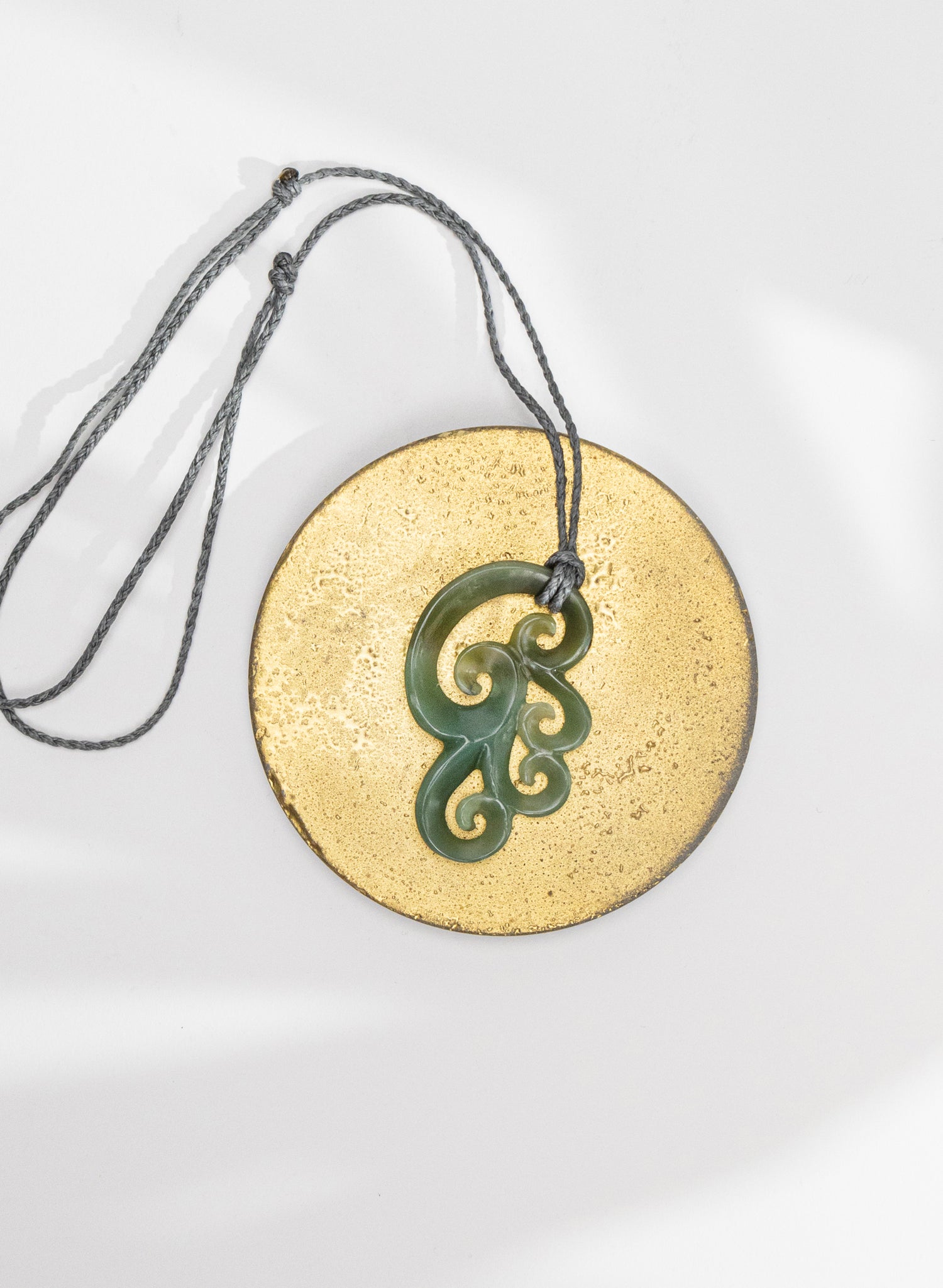 Pounamu Five Koru Pendant