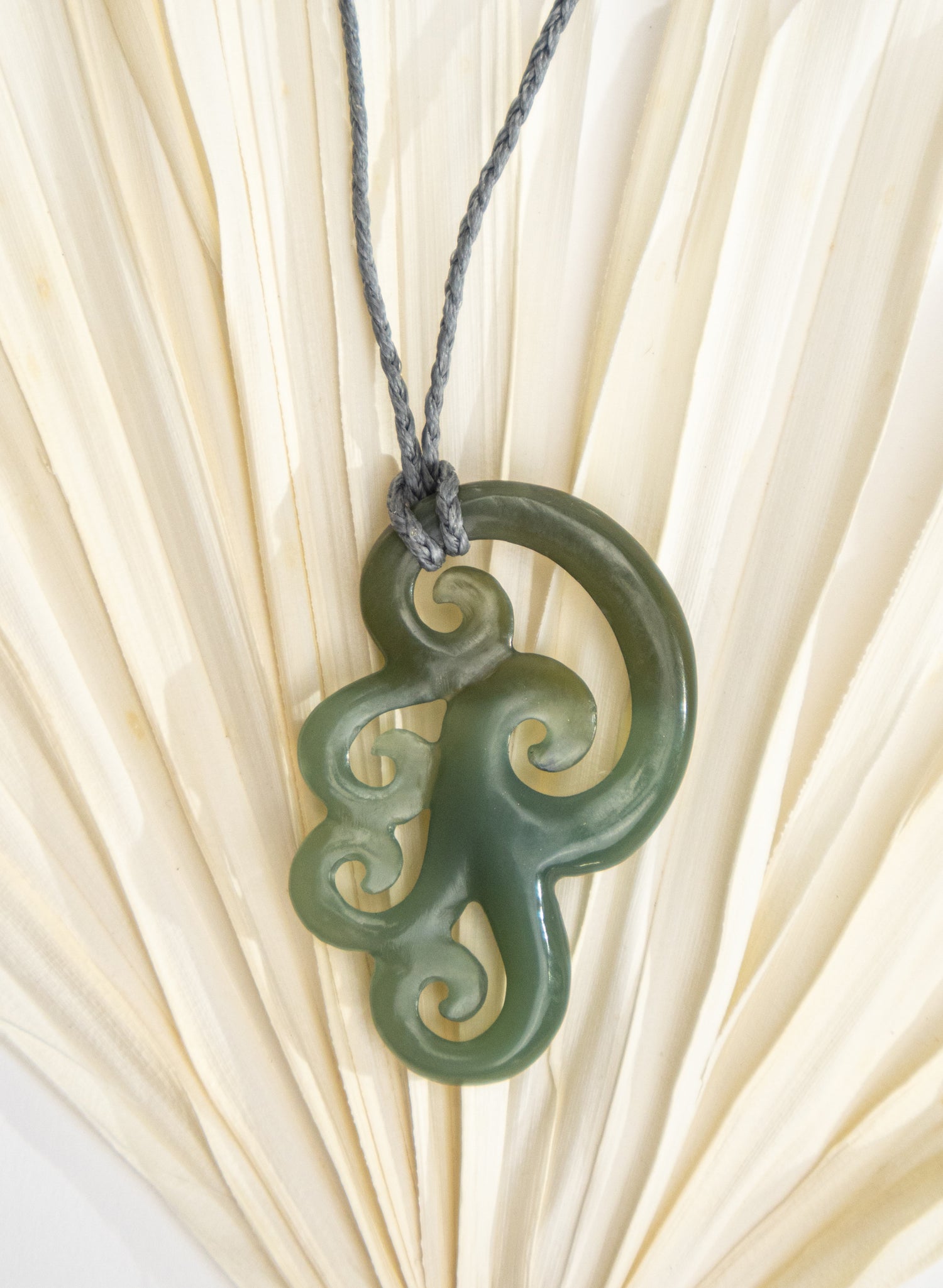 Pounamu Five Koru Pendant