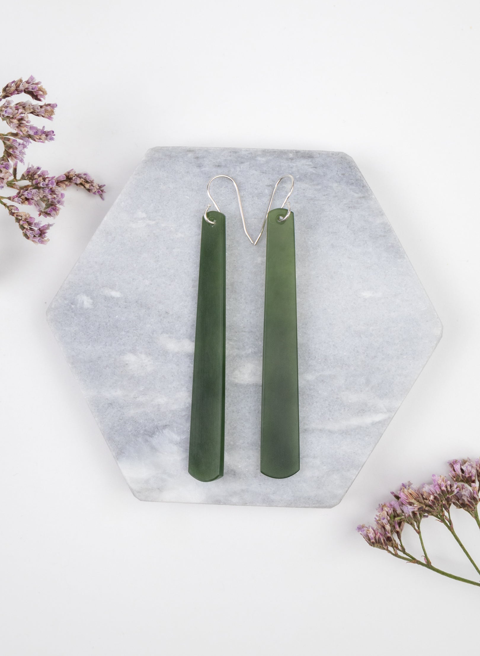 Pounamu Drop Earrings