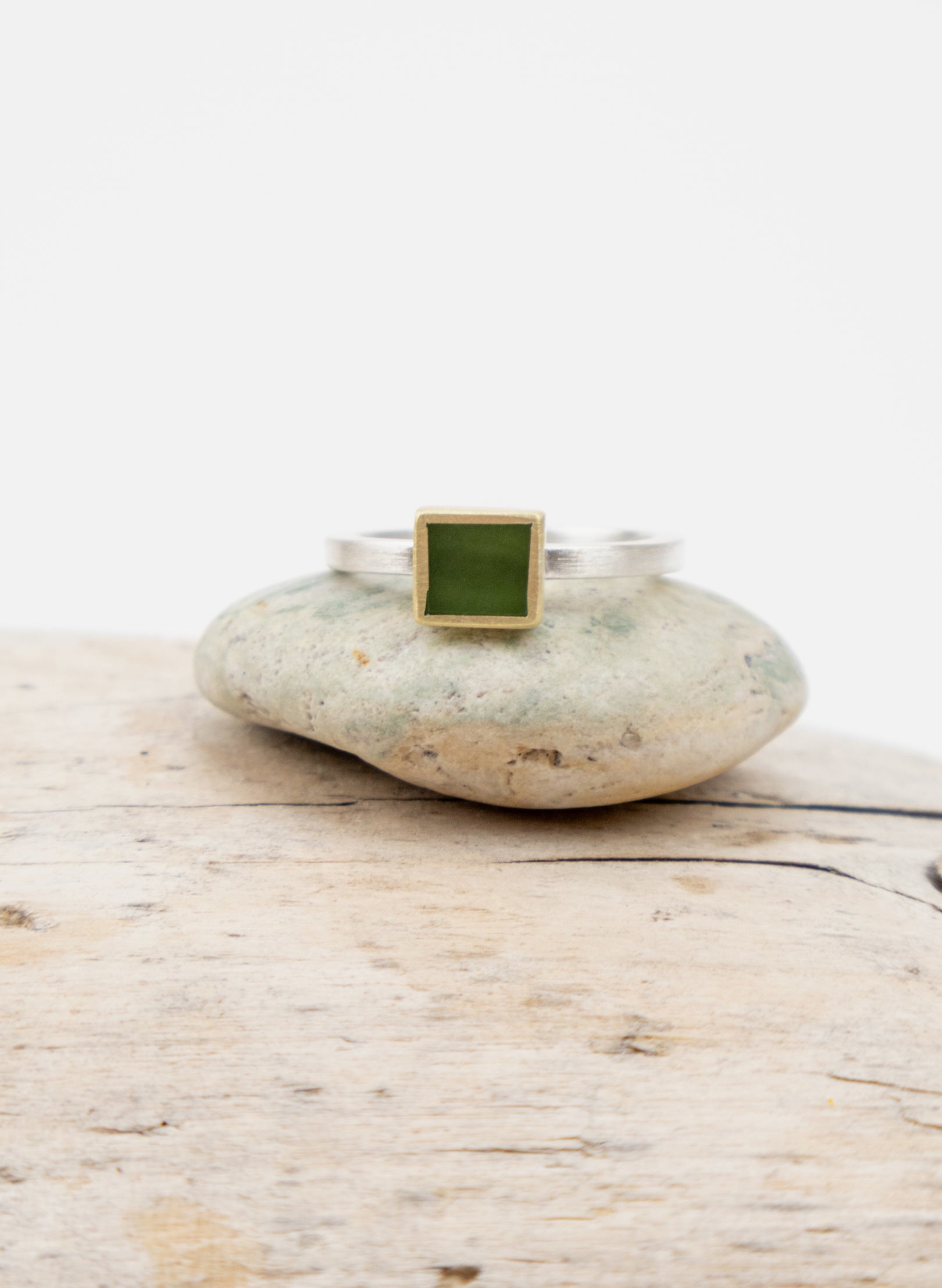 Dual Gold Pounamu Ring