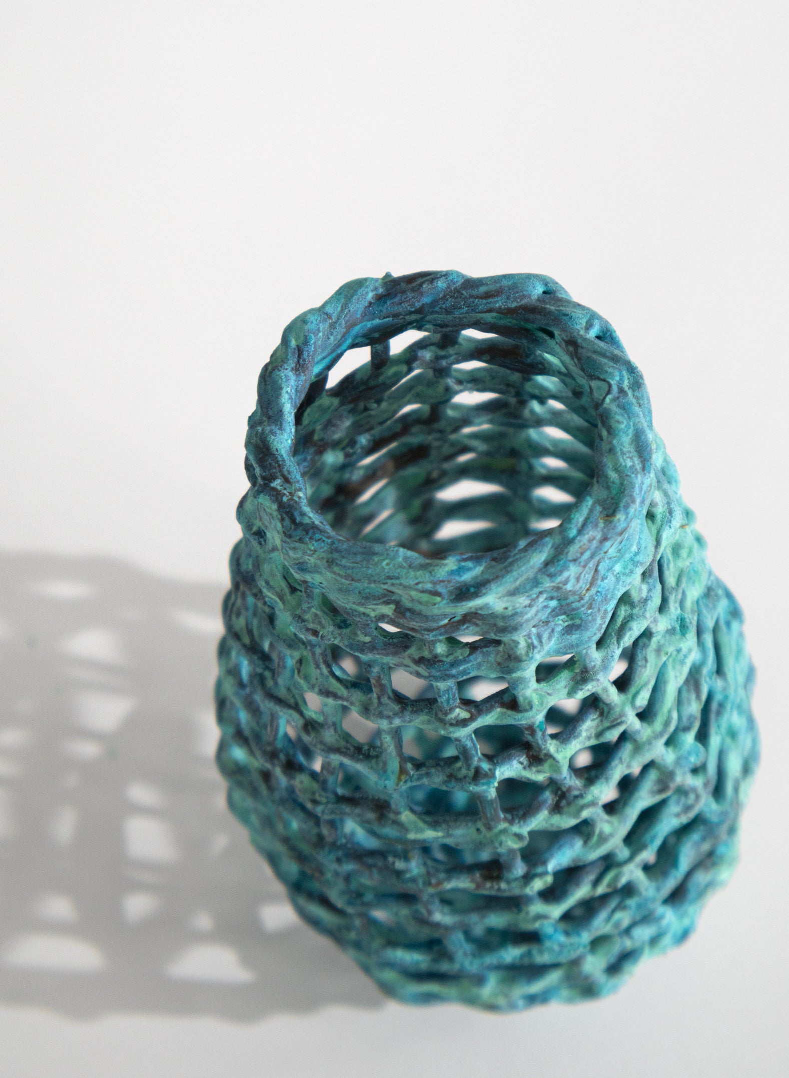 Small Woven Rattan Reed Harvest Basket