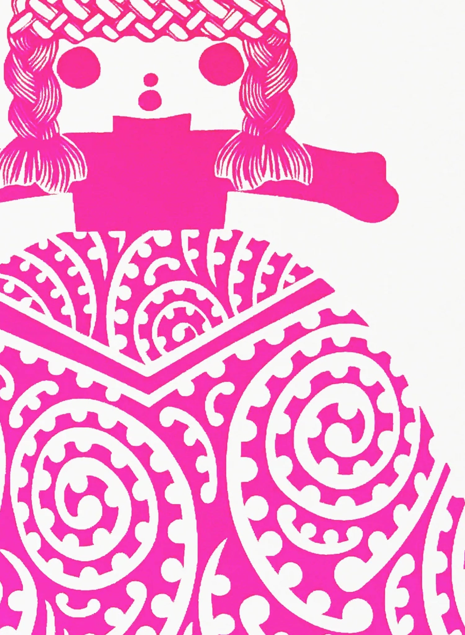 Mini Royal Rua | Pink - Screen Print