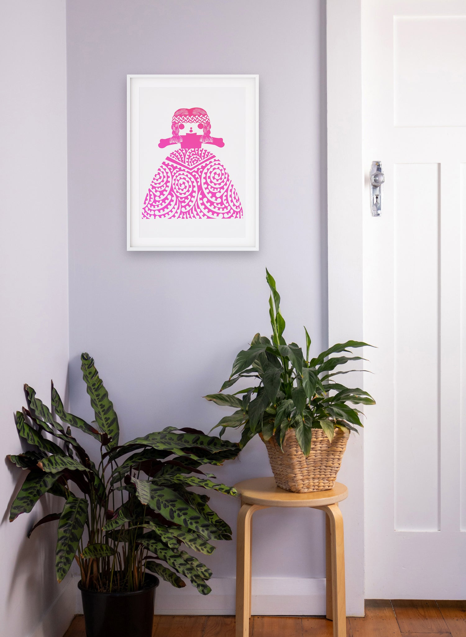 Mini Royal Rua | Pink - Screen Print