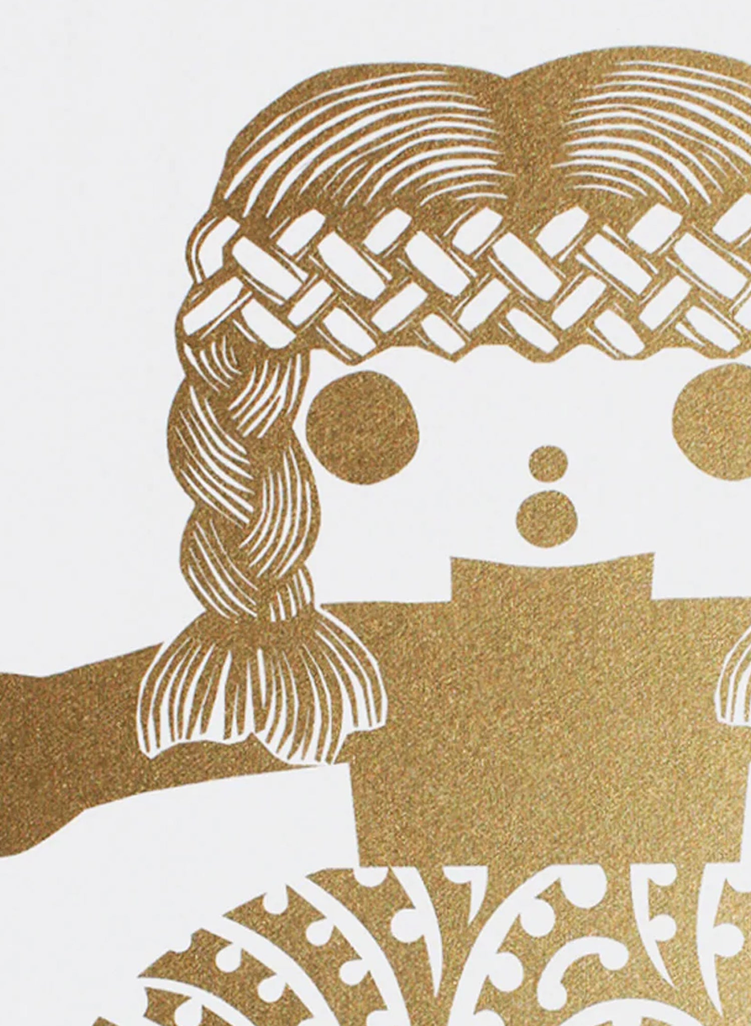 Mini Royal Rua | Gold - Screen Print