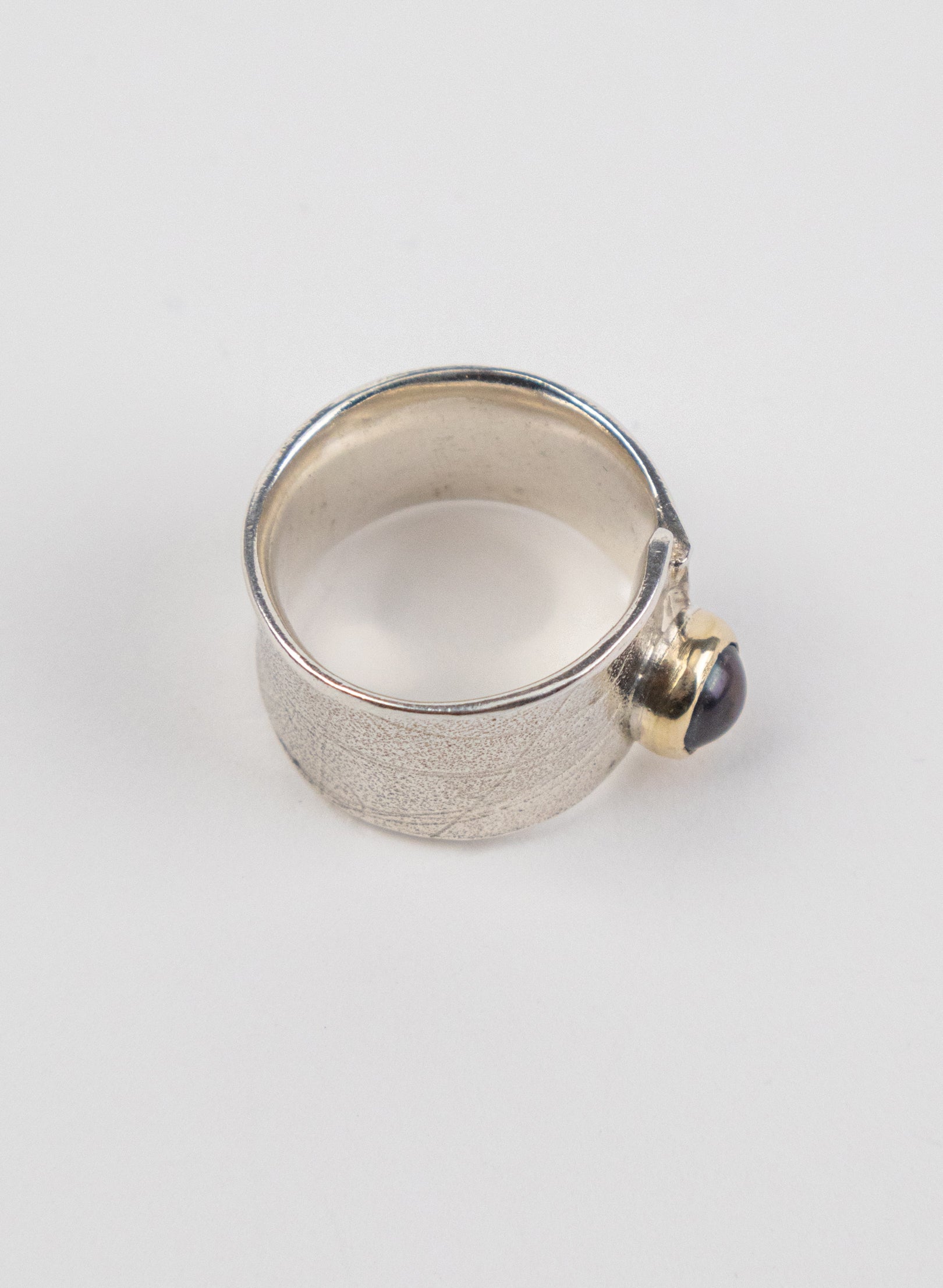 Black Pearl Kimono Ring