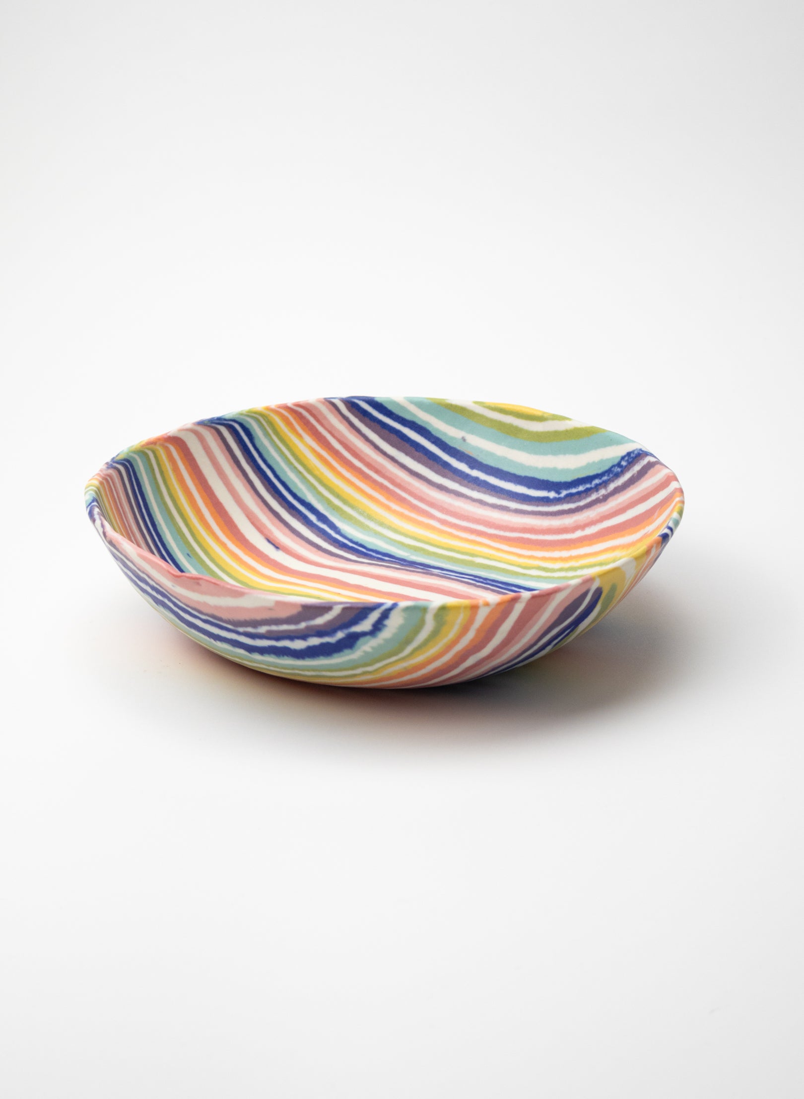 Nerikomi Medium Salad Bowl - Rainbow