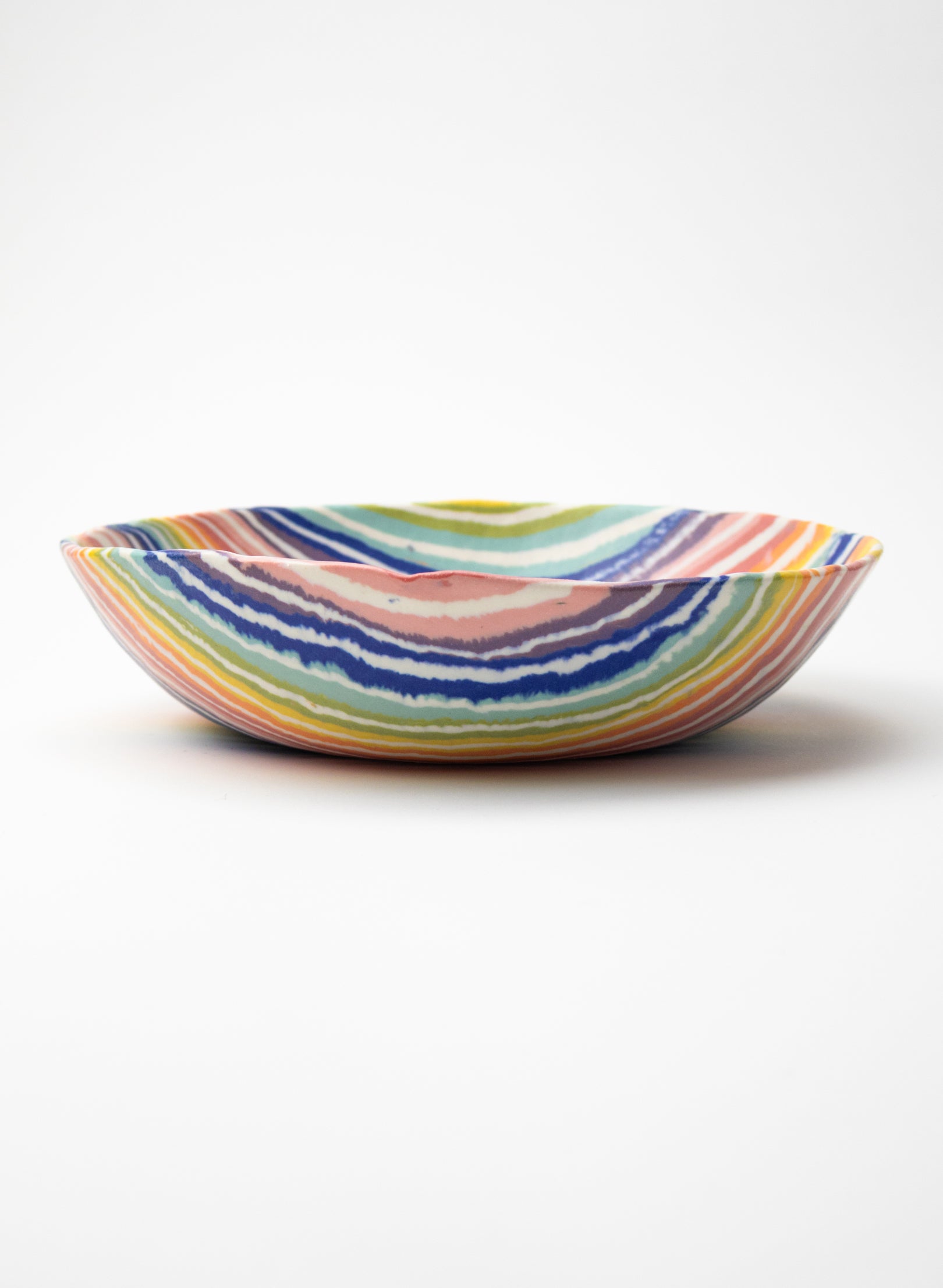 Nerikomi Medium Salad Bowl - Rainbow