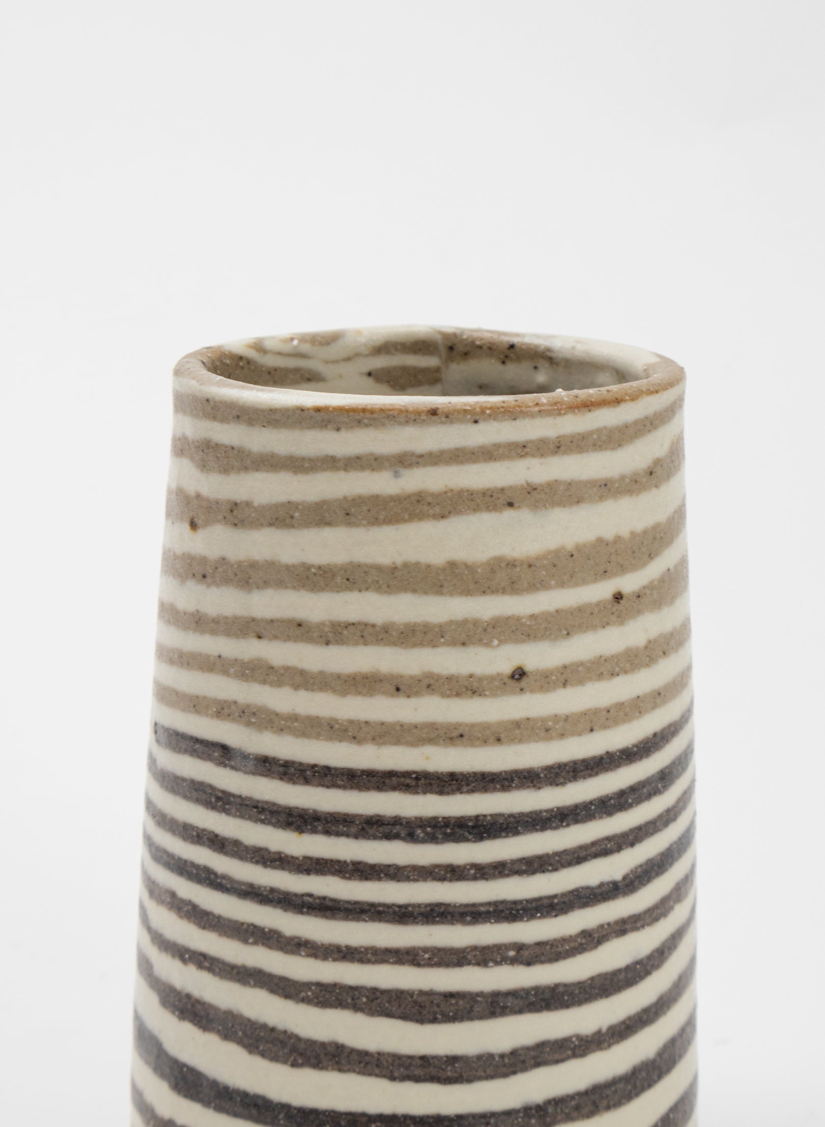 Nerikomi Small Vase - Naturals / Brown