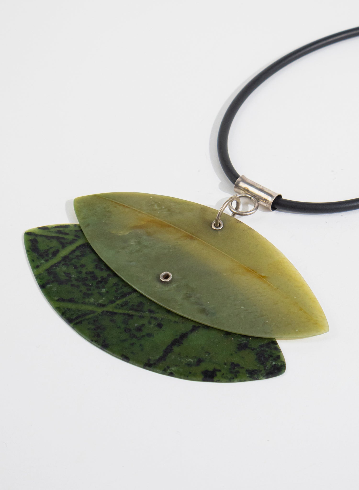 NZ Pounamu Necklace - Sterling Silver