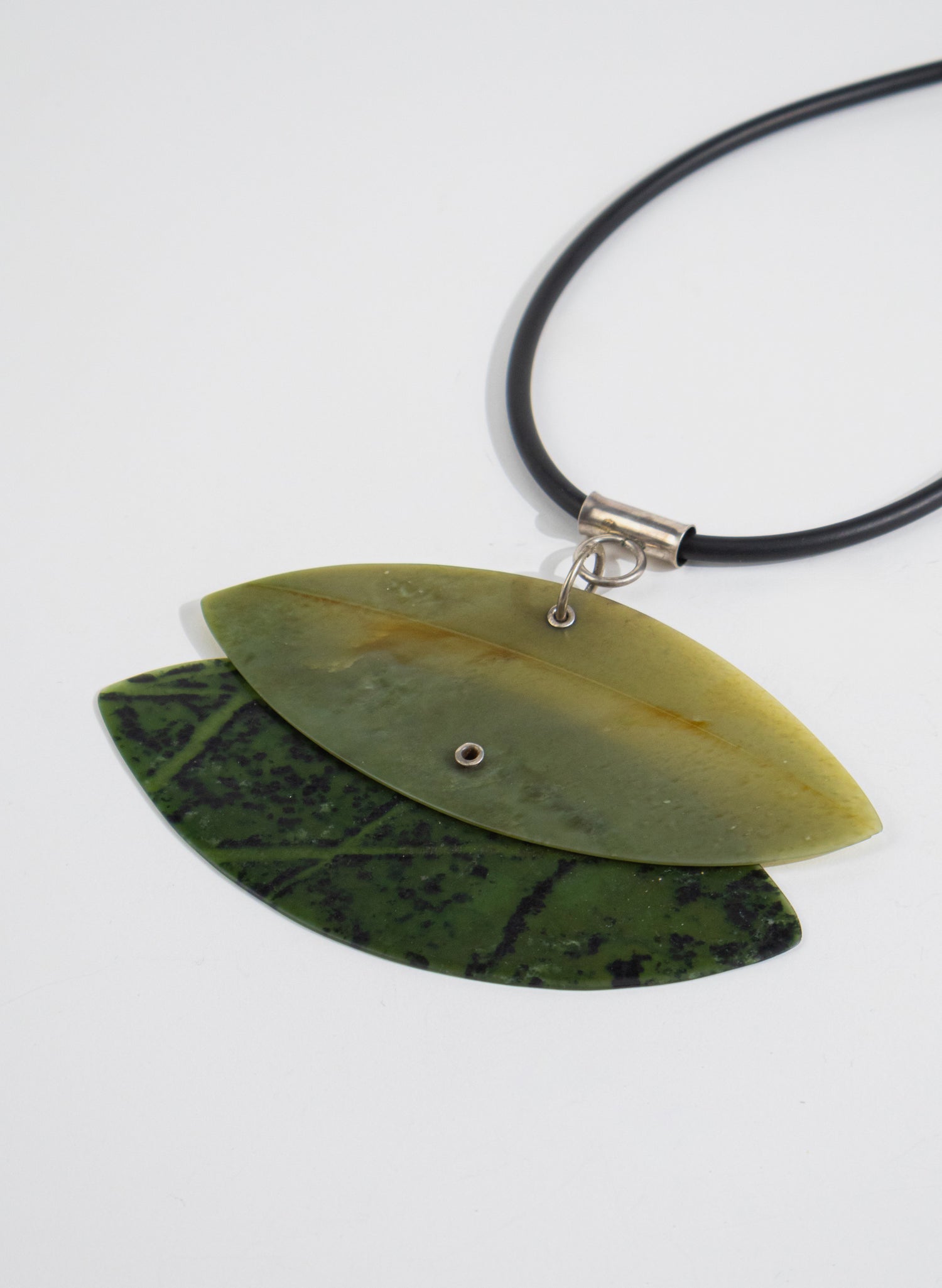 NZ Pounamu Necklace - Sterling Silver