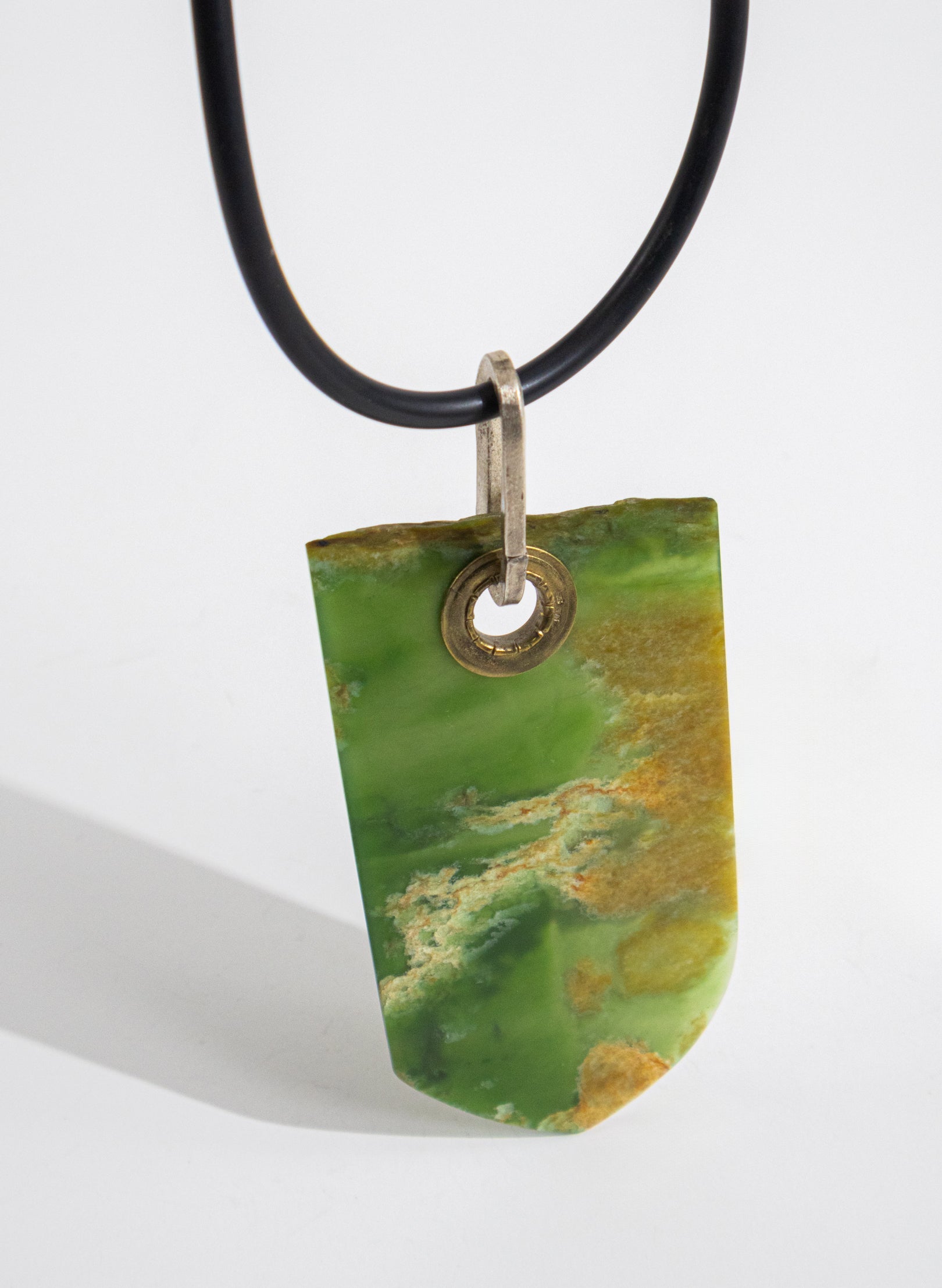 NZ Pounamu Necklace - Sterling Silver