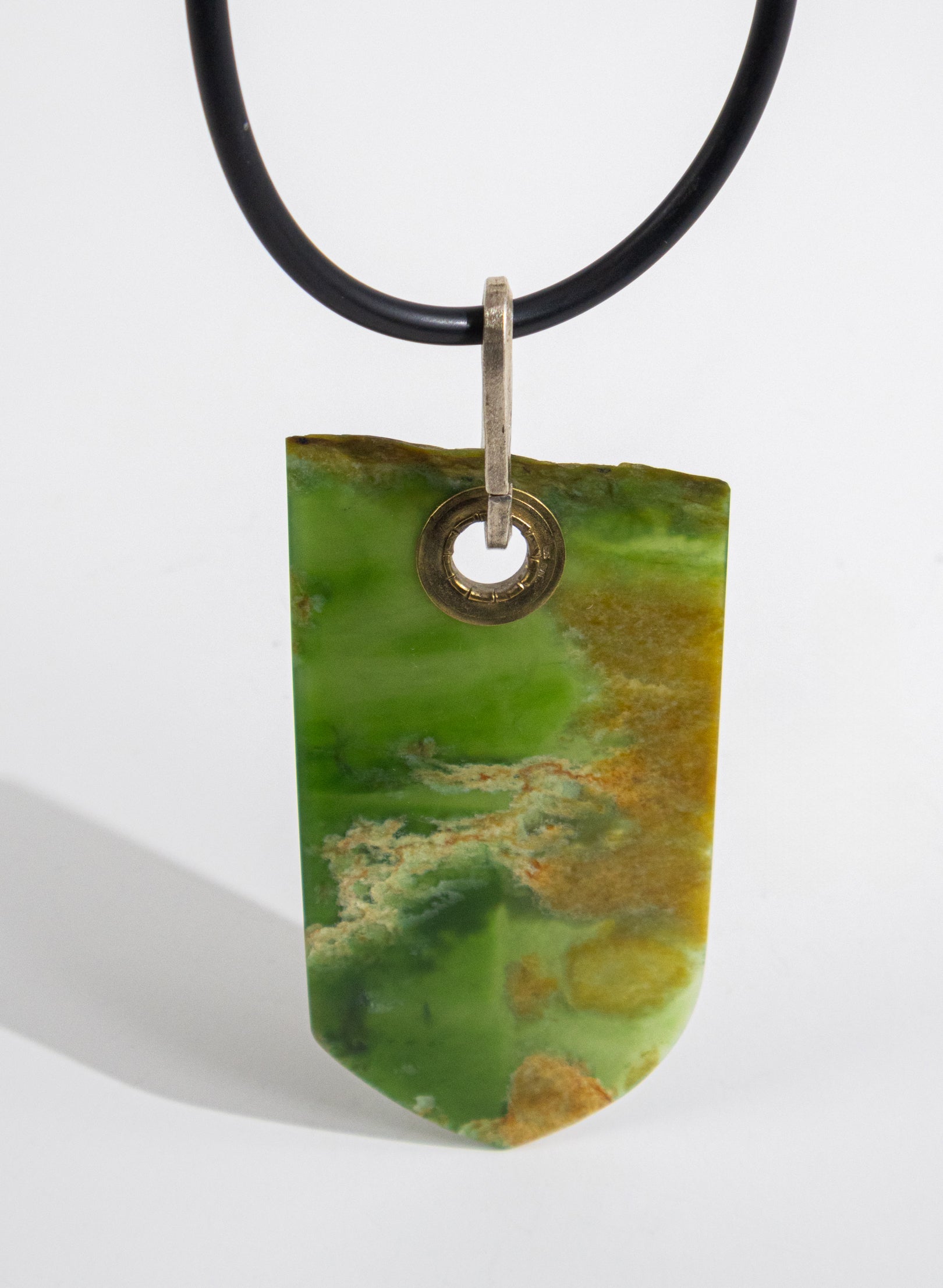 NZ Pounamu Necklace - Sterling Silver