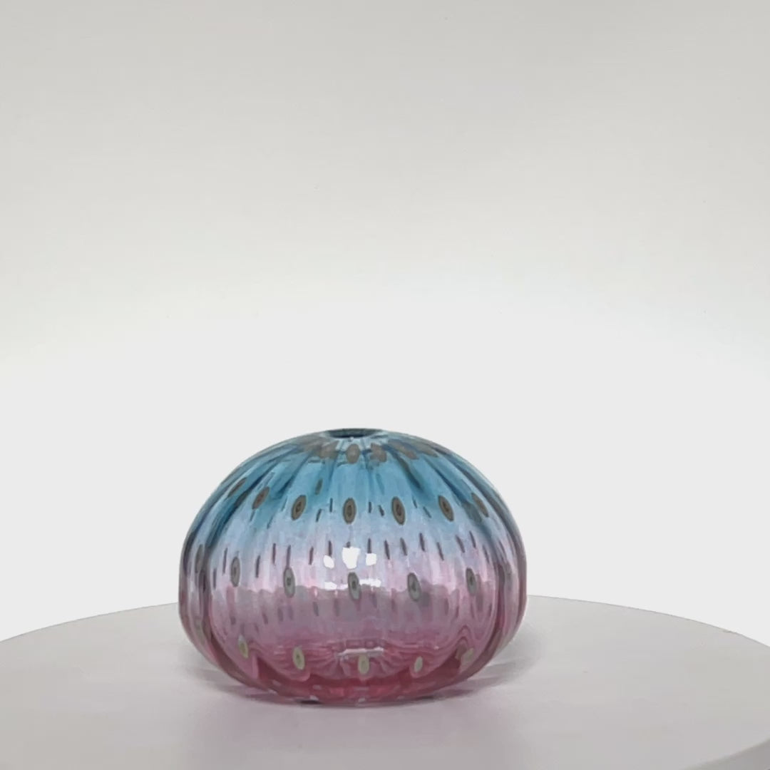 Sea Urchin - Blue & Ruby
