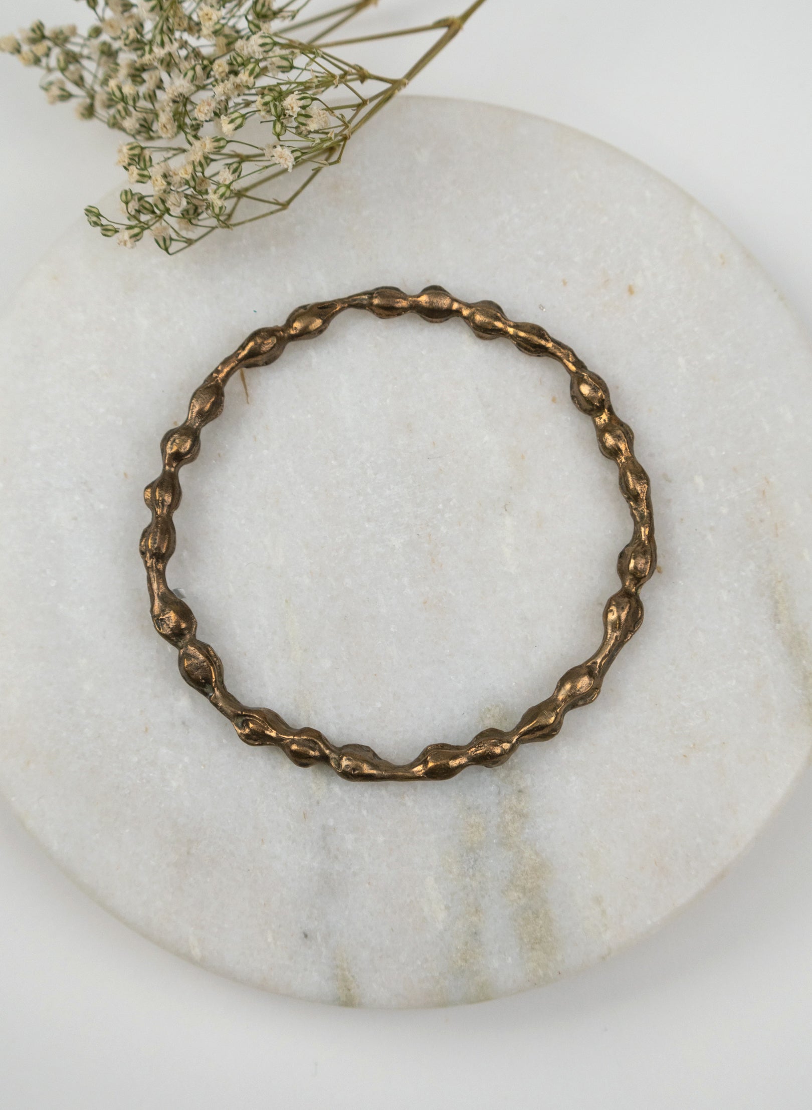 Kowhai Seed Pod Bangle - Medium