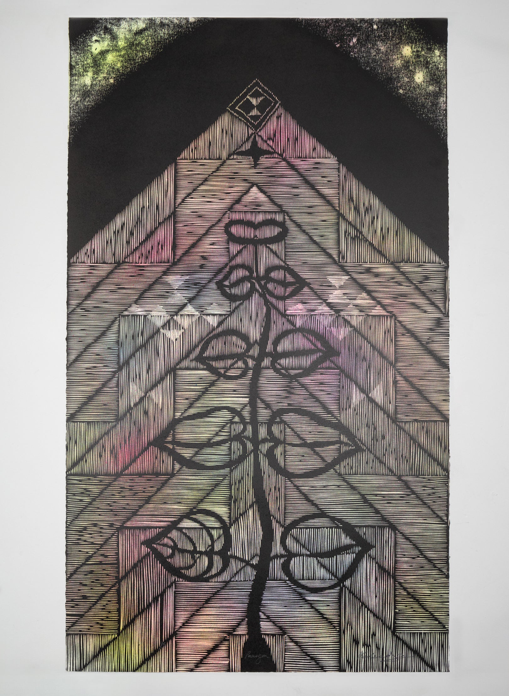 Paranga - Mixed Media Print