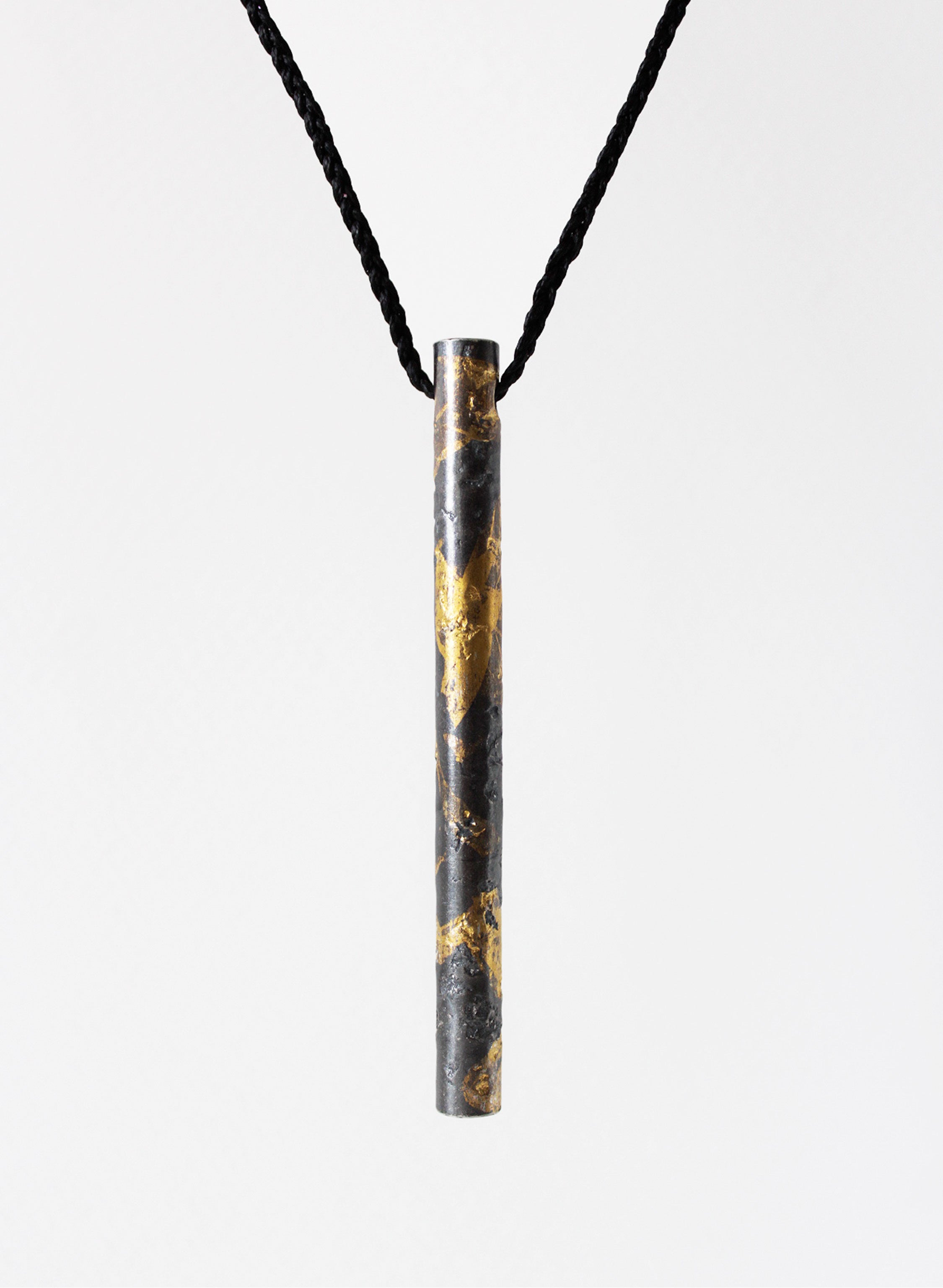 “Wrapped” Cylindrical Pendant