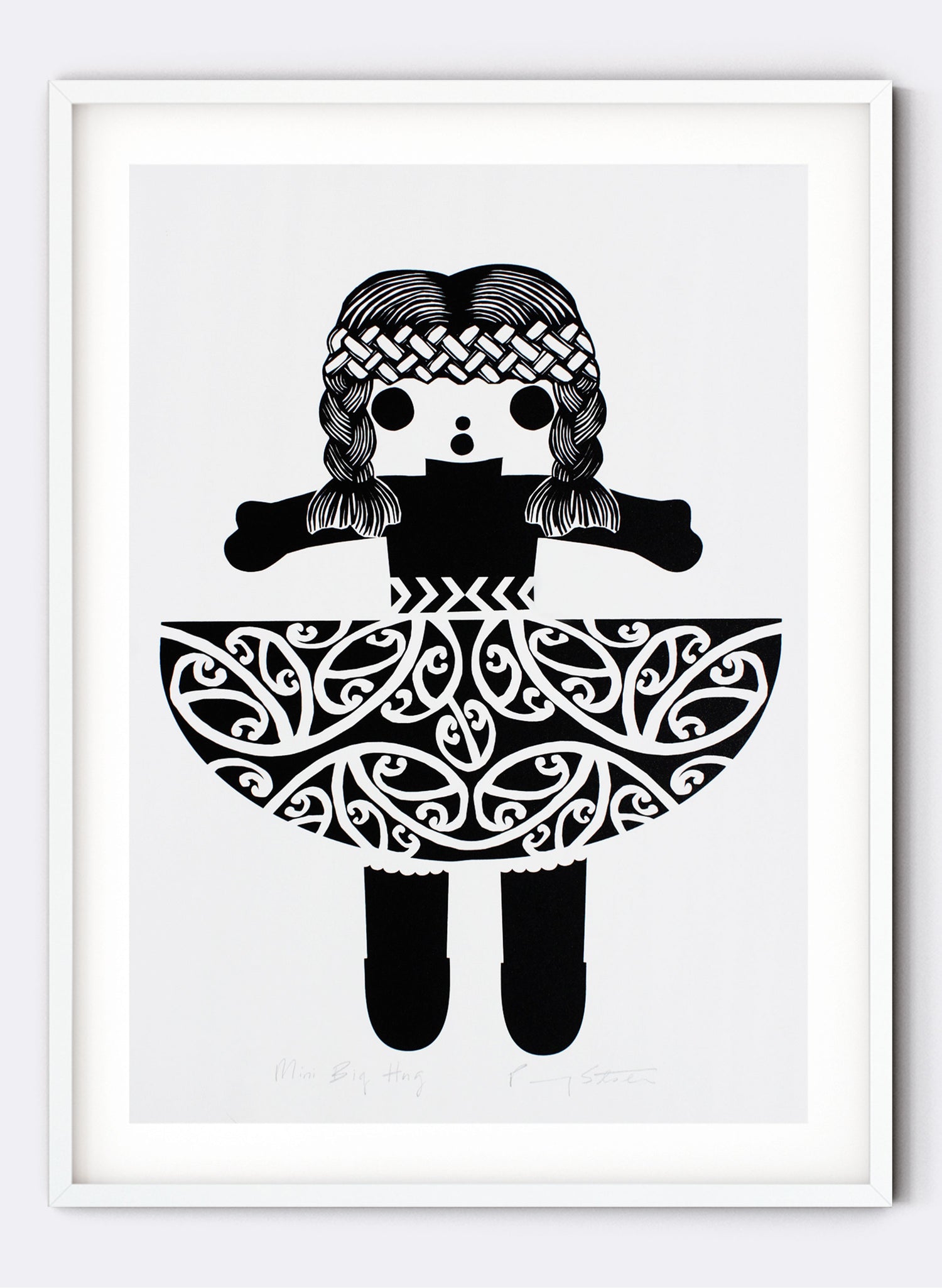 Mini Big Hug | Black - Screen Print