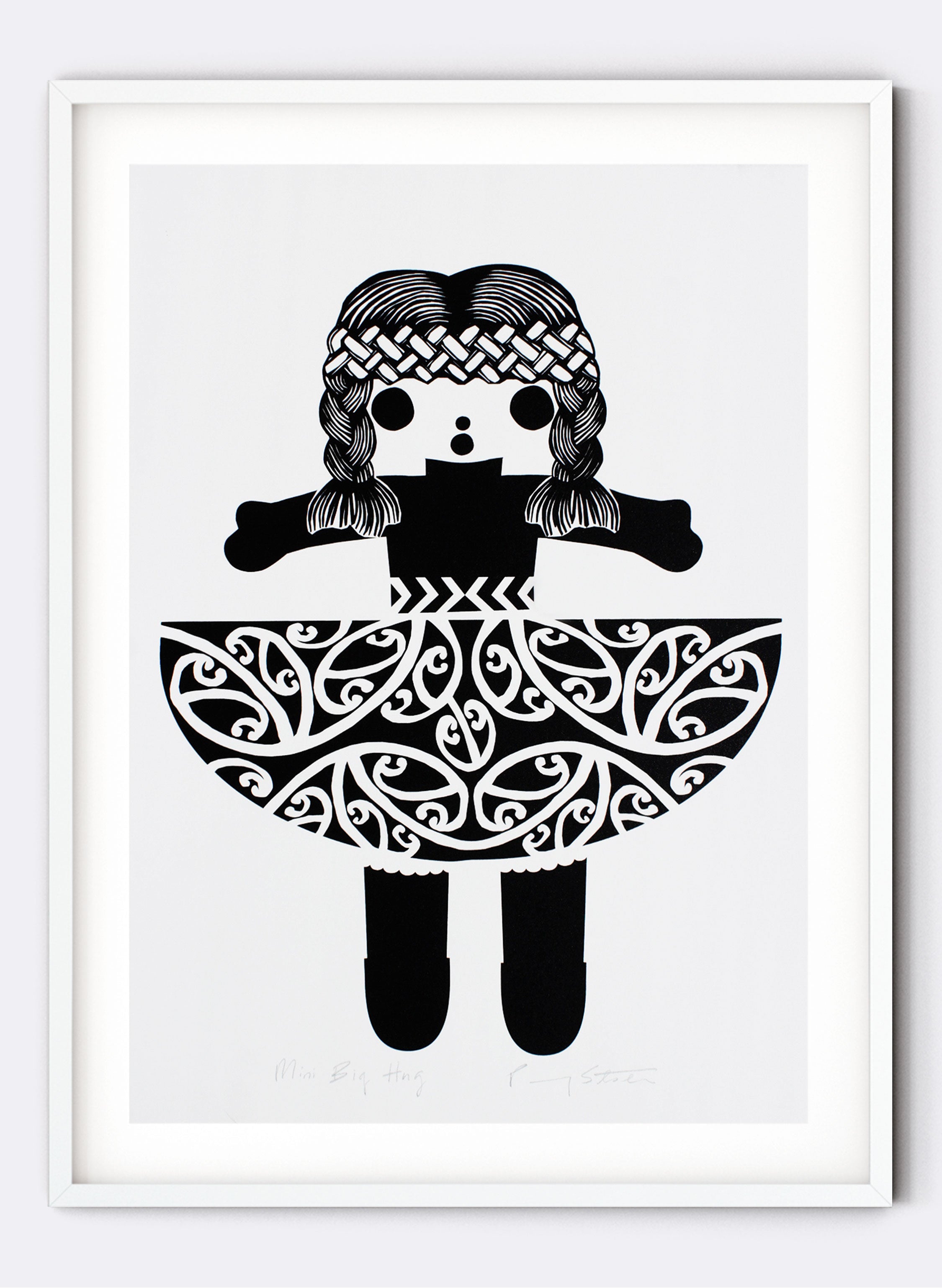 Mini Big Hug | Black - Screen Print
