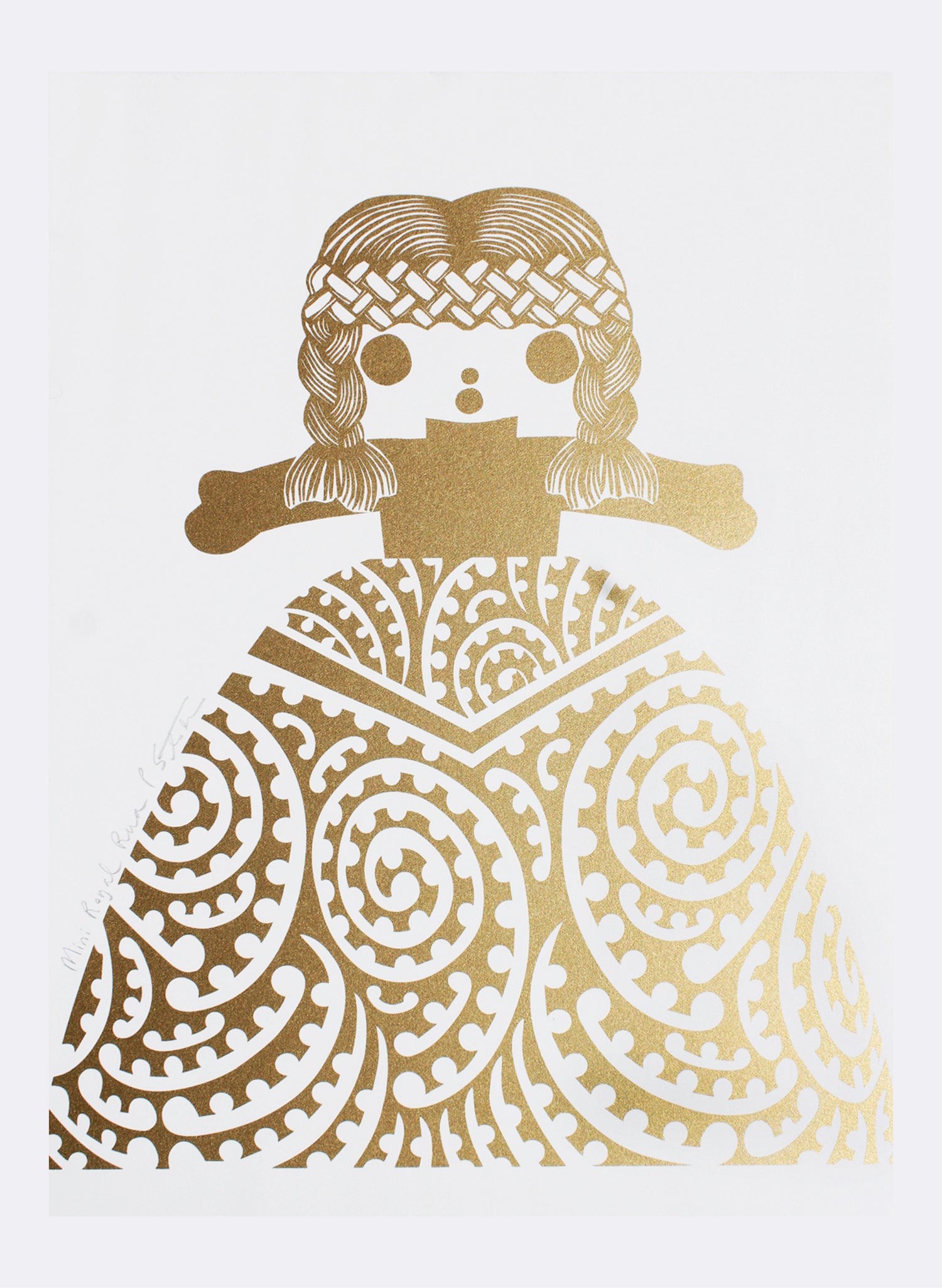 Mini Royal Rua | Gold - Screen Print