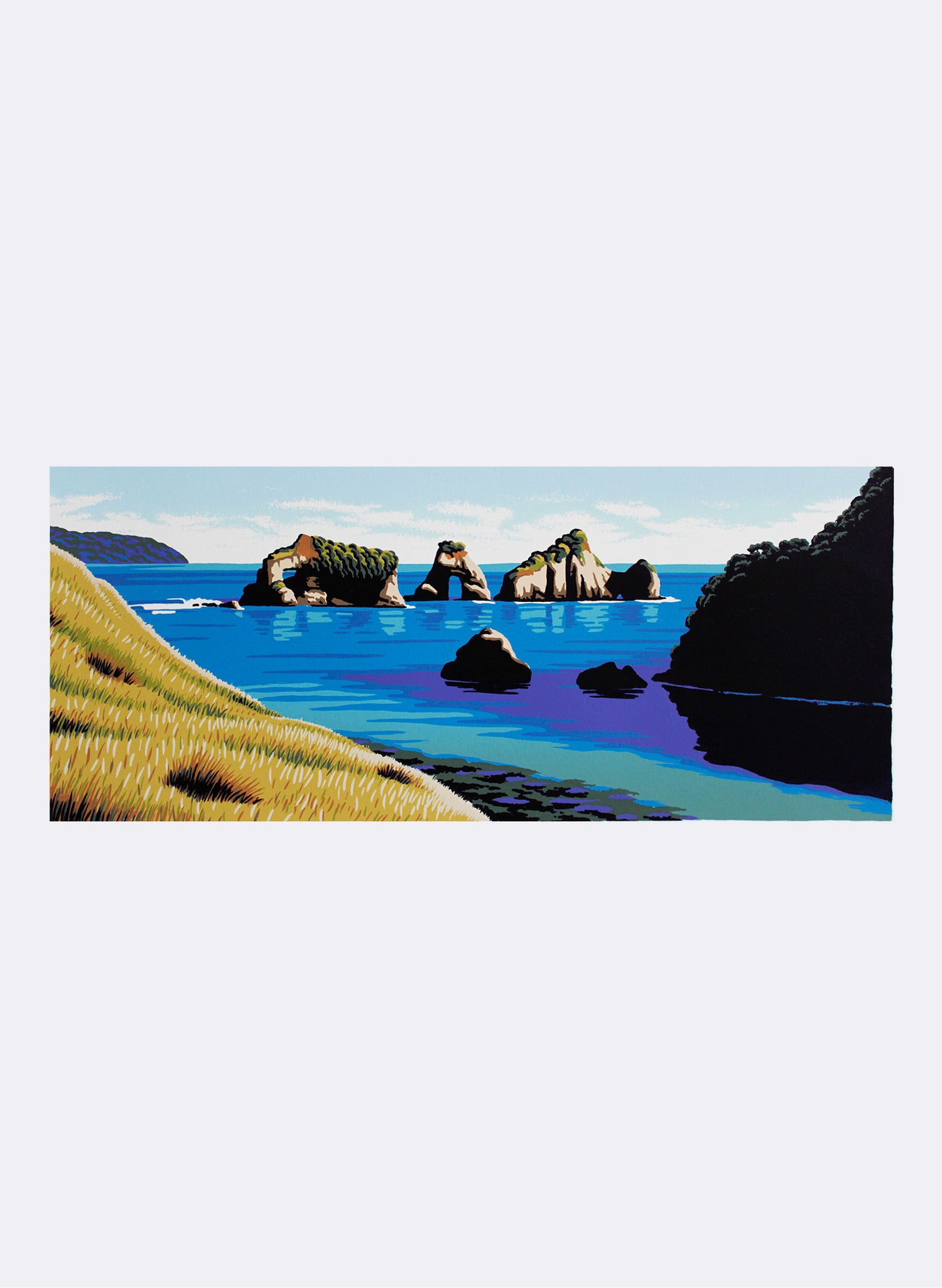 Mitre Rocks | Tolaga Bay - Screen Print