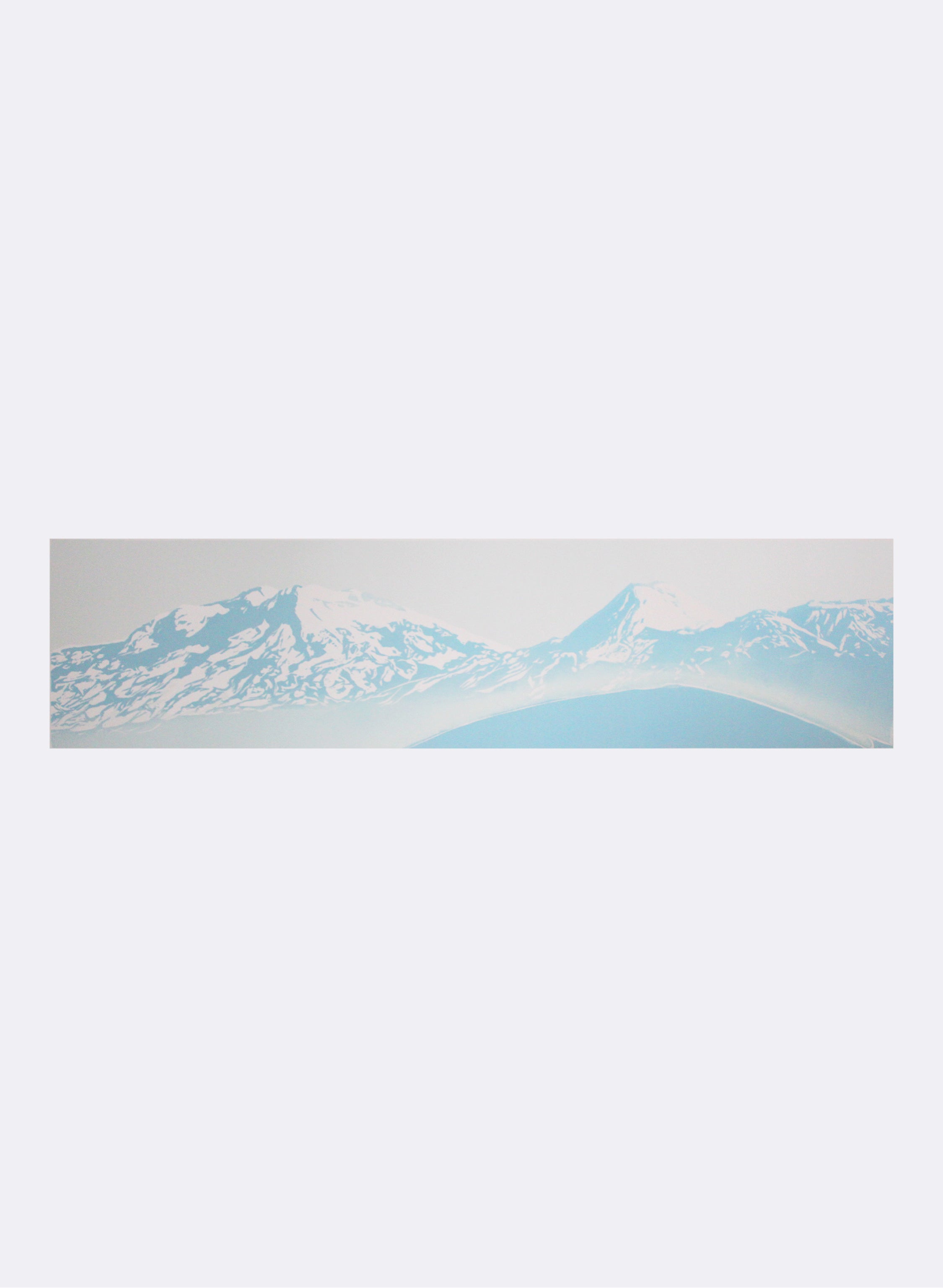 Mt Ruapehu, Ngauruhoe & Tongariro - Woodblock Print