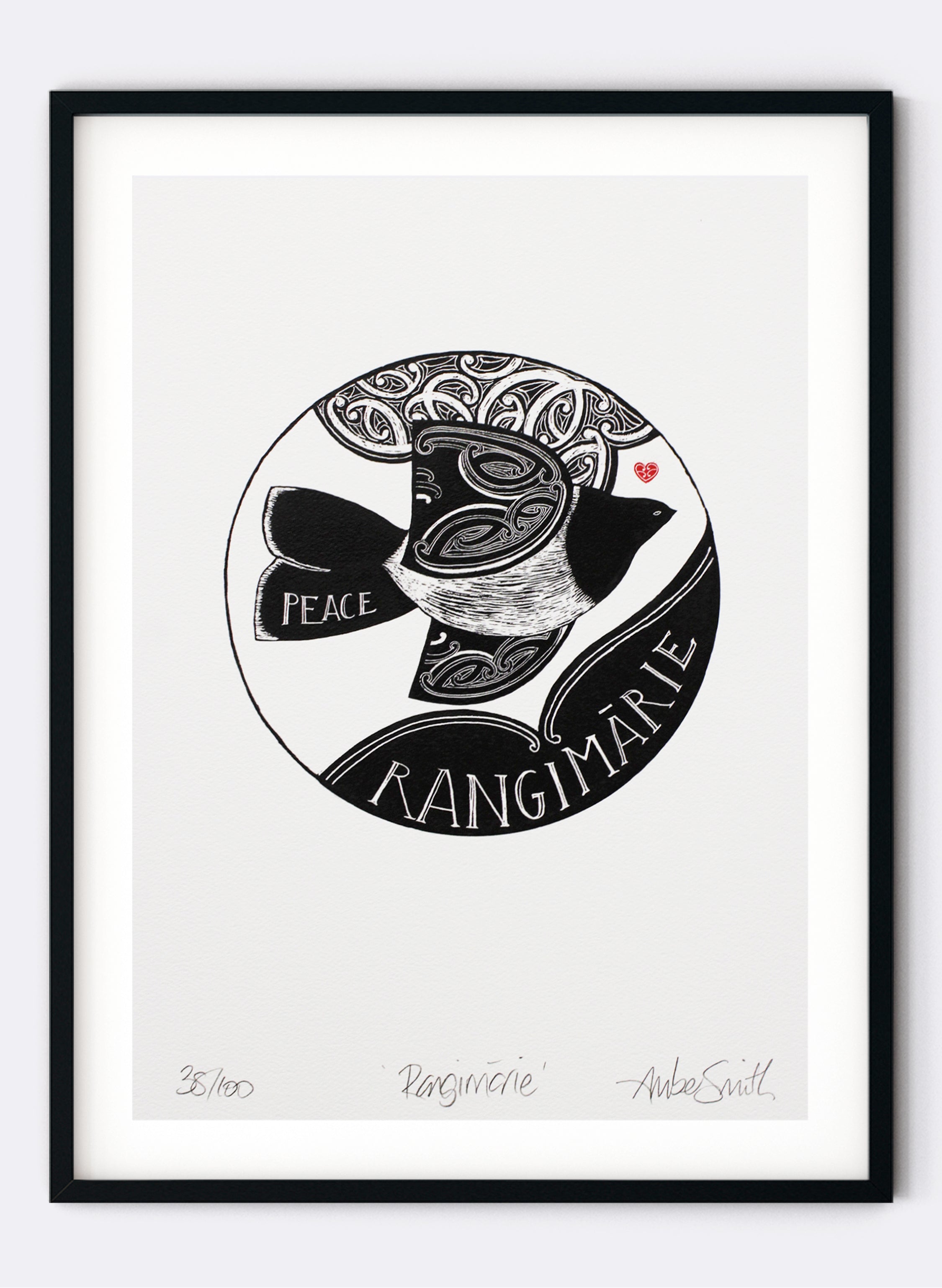 Rangimarie (Peace) - Giclée Print