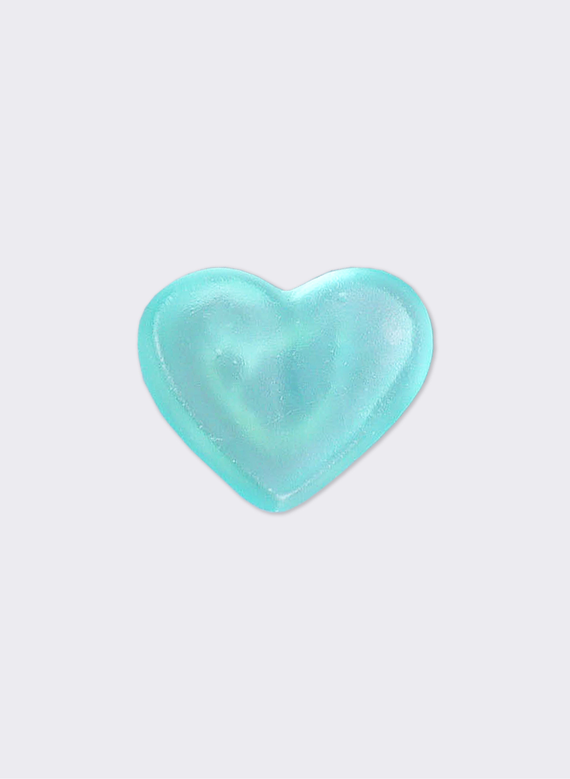 Small Cast Glass Heart Lolly