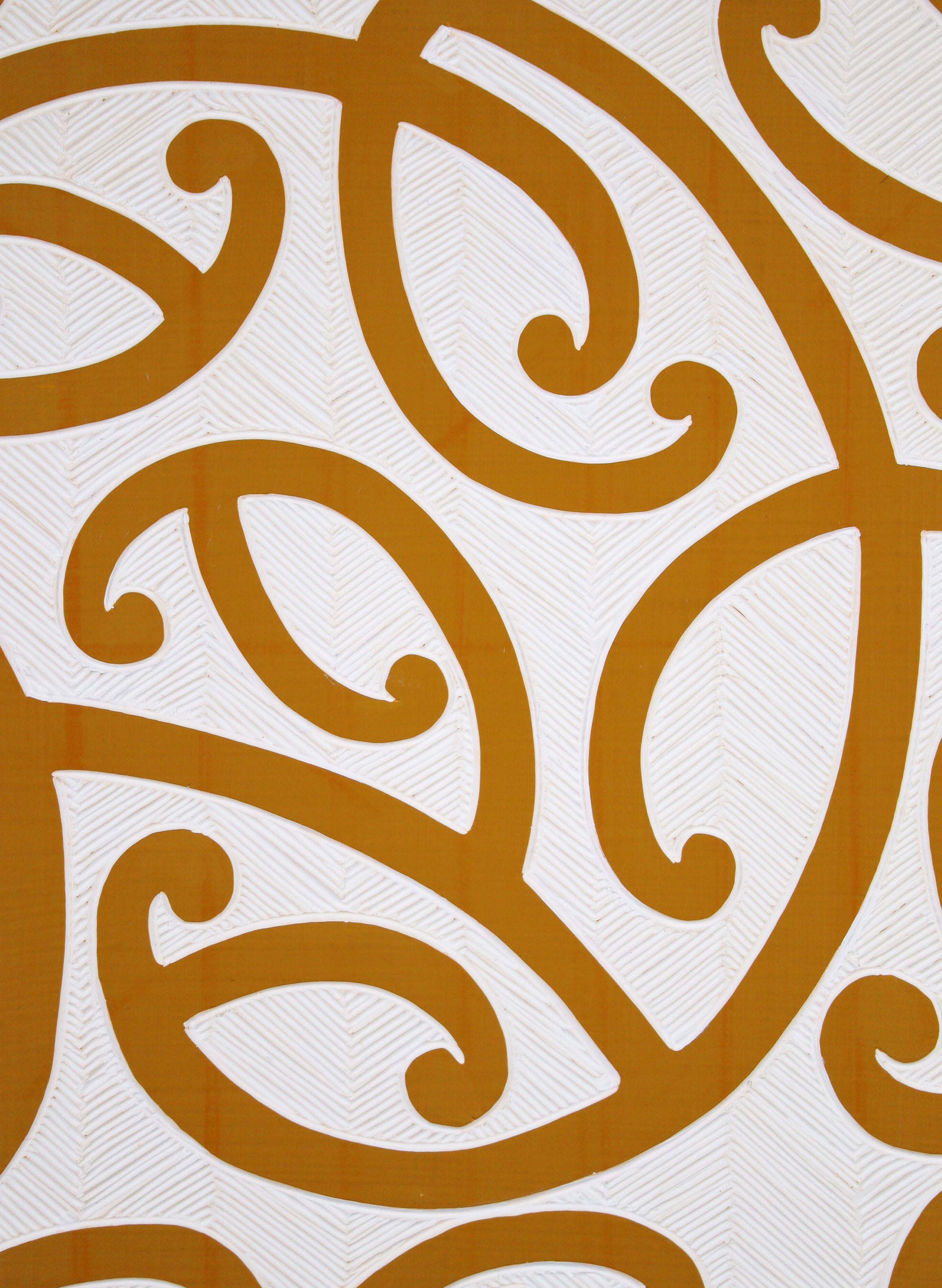 Rākaunui - Original Carved Painting