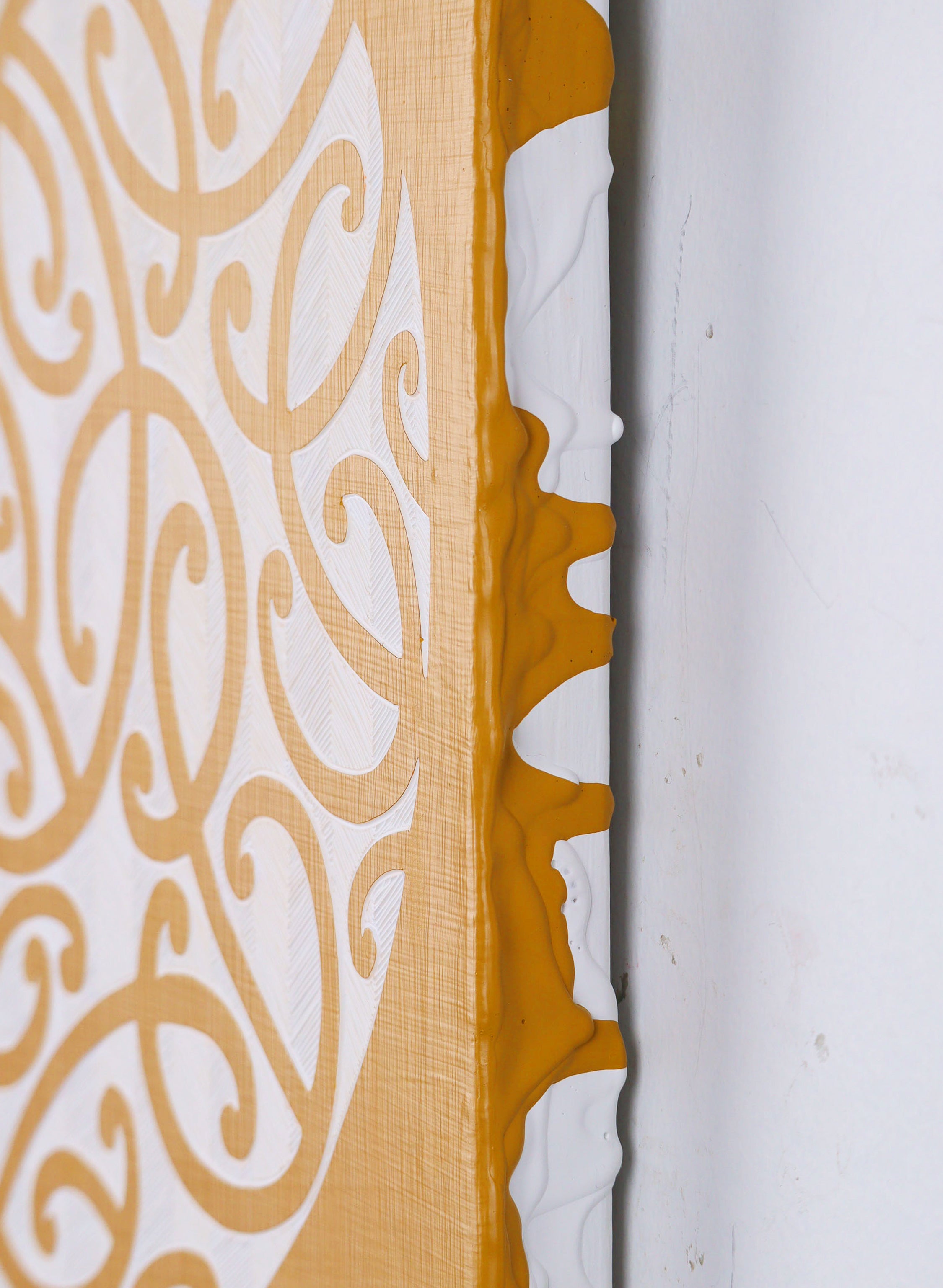 Rākaunui - Original Carved Painting