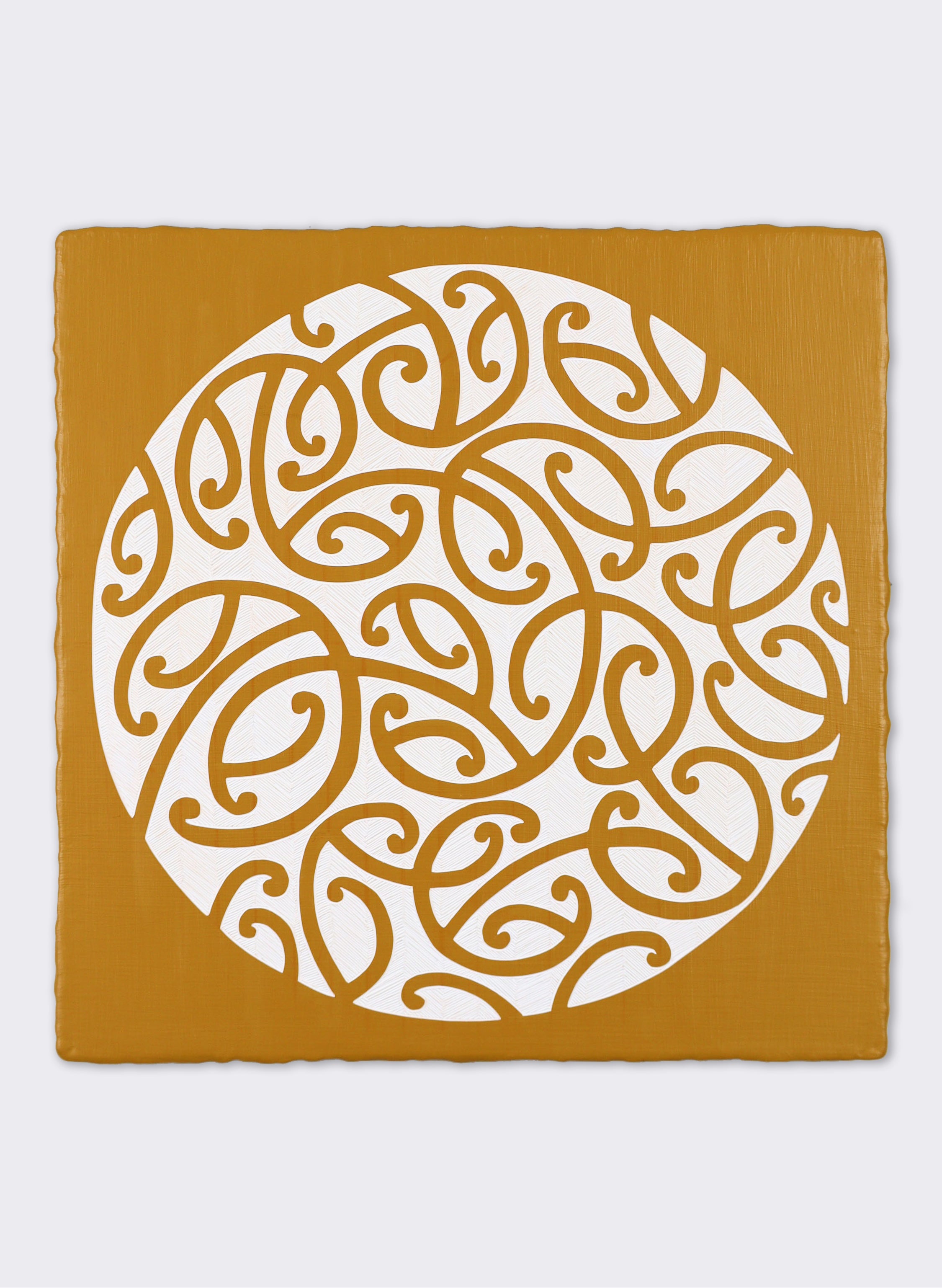 Rākaunui - Original Carved Painting
