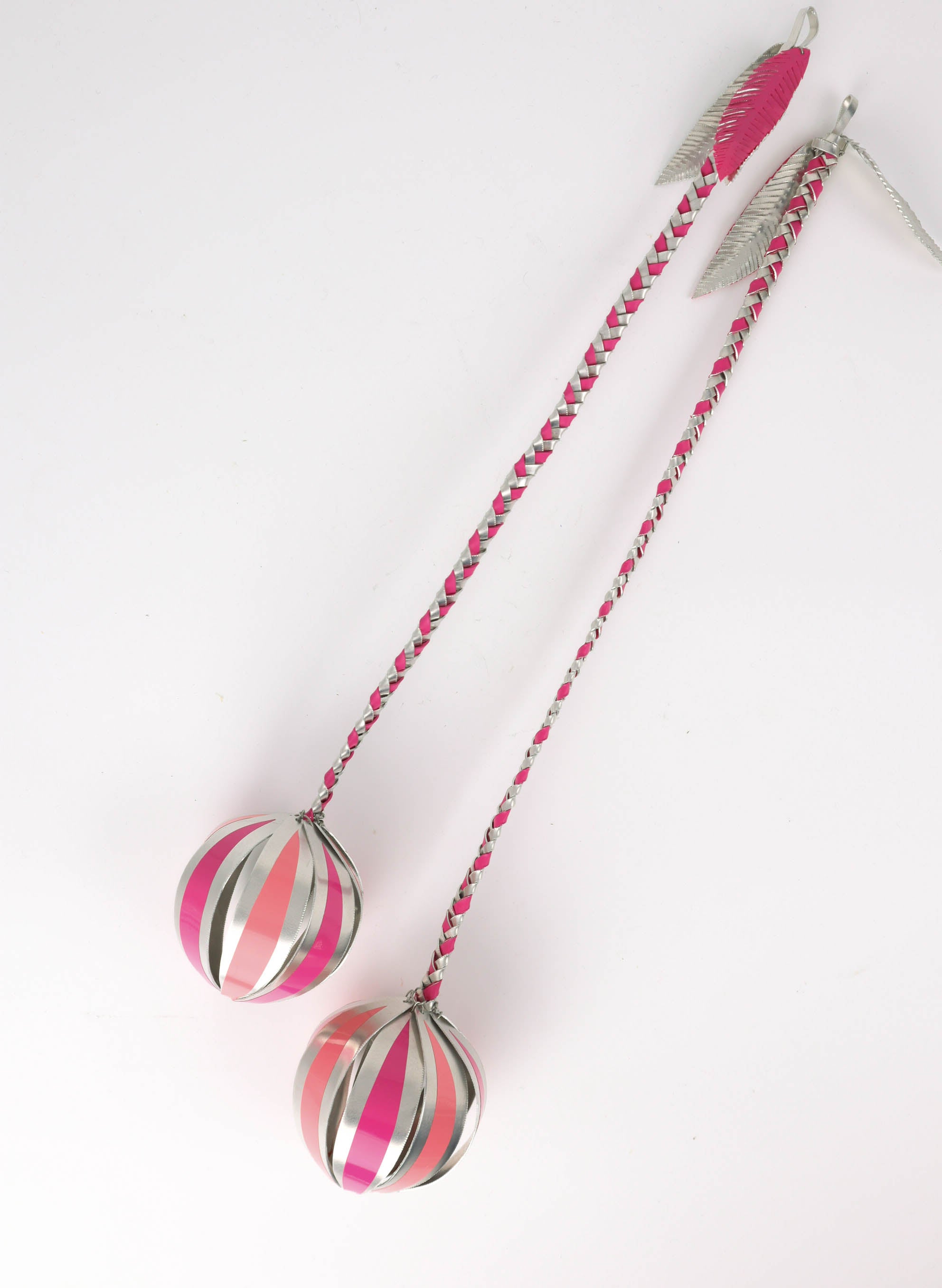 Aluminium & Pink Poi