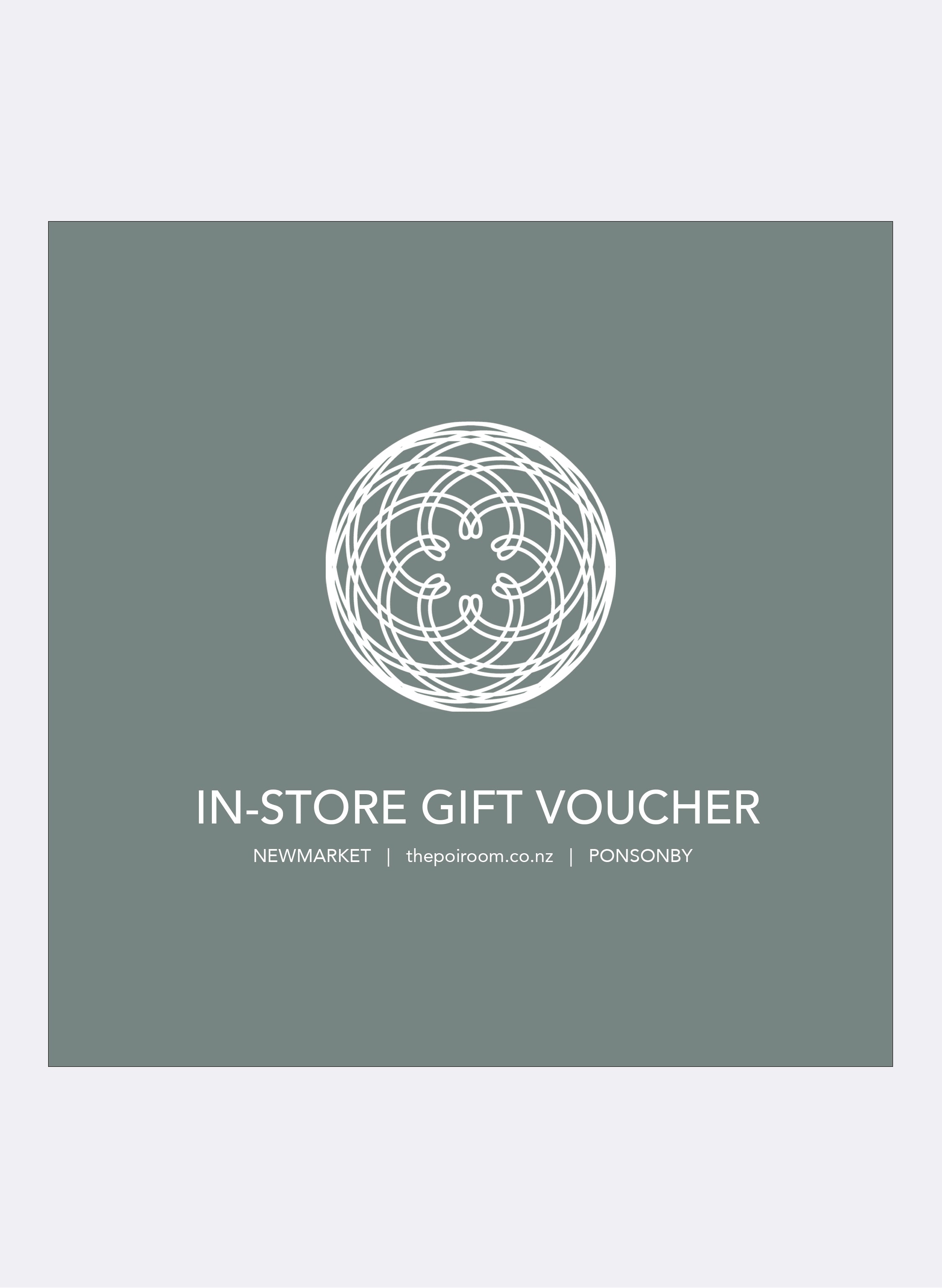 Instore Gift Vouchers