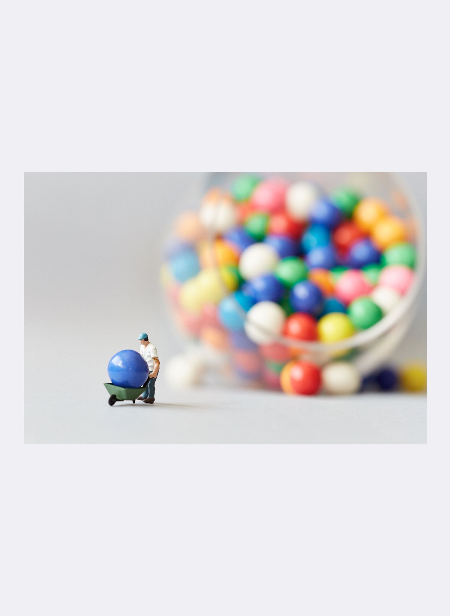 Just Blue Thanks - Photographic Print