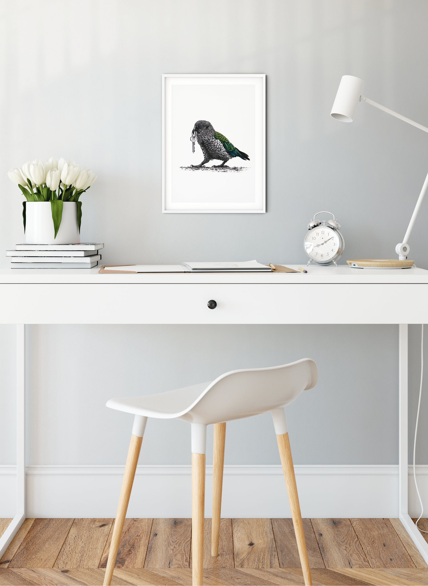 Kea w/ Keys - Giclée Print