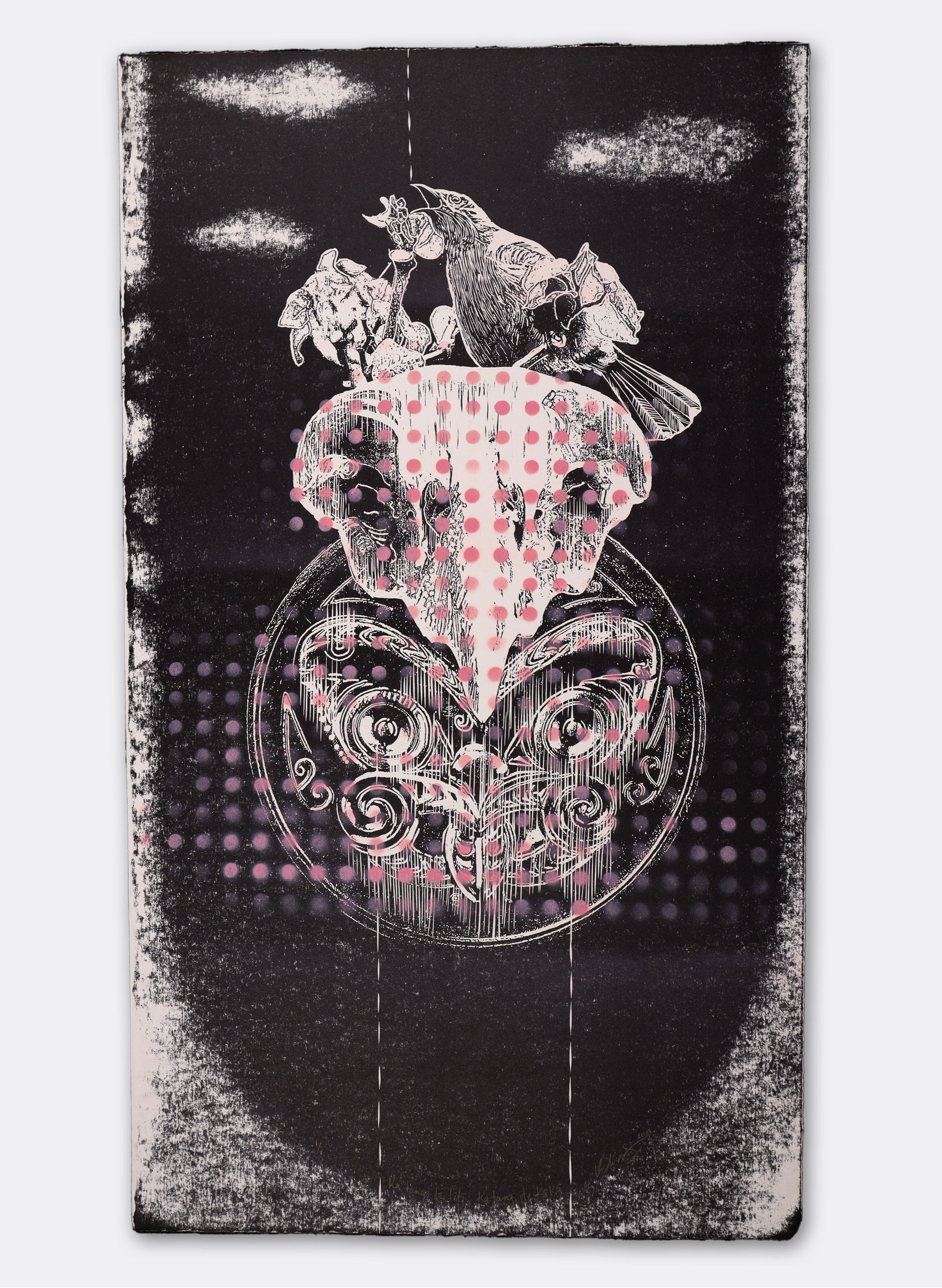 Ka Tangi, Te Titi, Ka Tangi te Kākā - Mixed Media Print | FRAMED