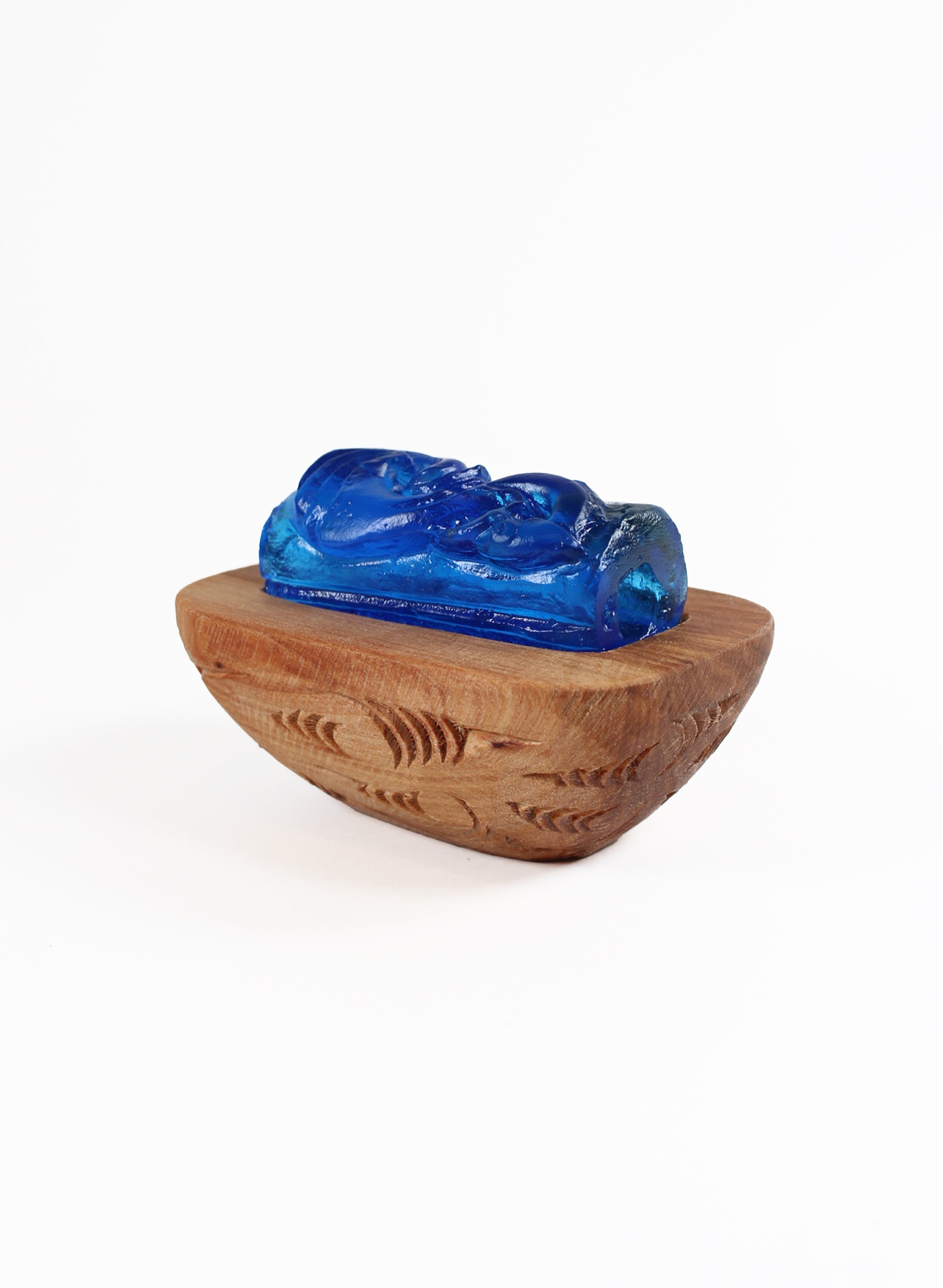 Blue Glass Koauau + Waka Huia