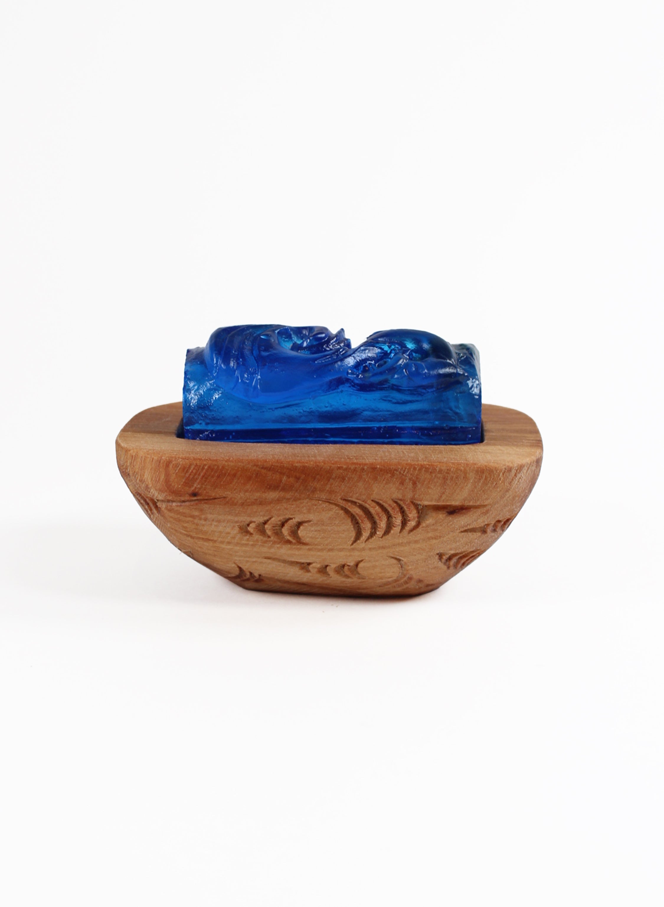 Blue Glass Koauau + Waka Huia