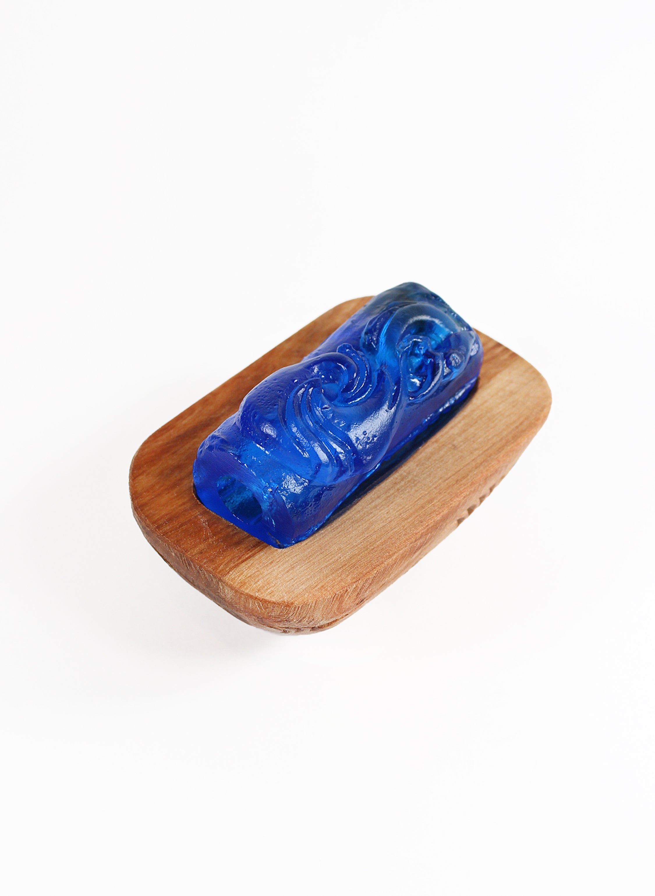 Blue Glass Koauau + Waka Huia