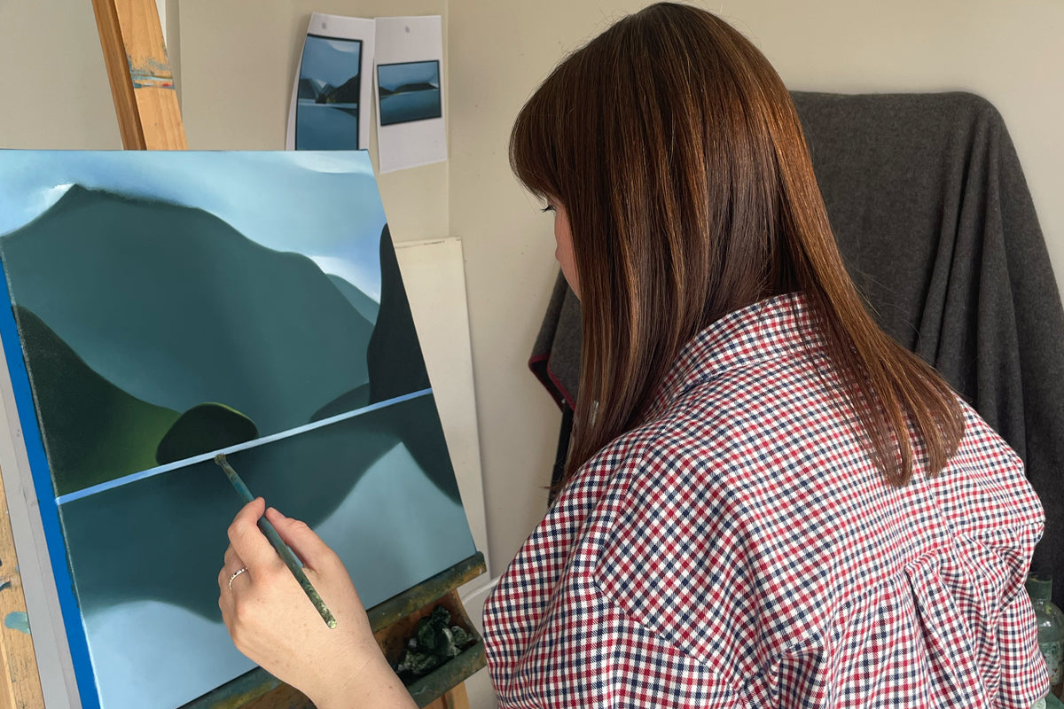 Meg Cummins, painter on the blog at The Poi Room 