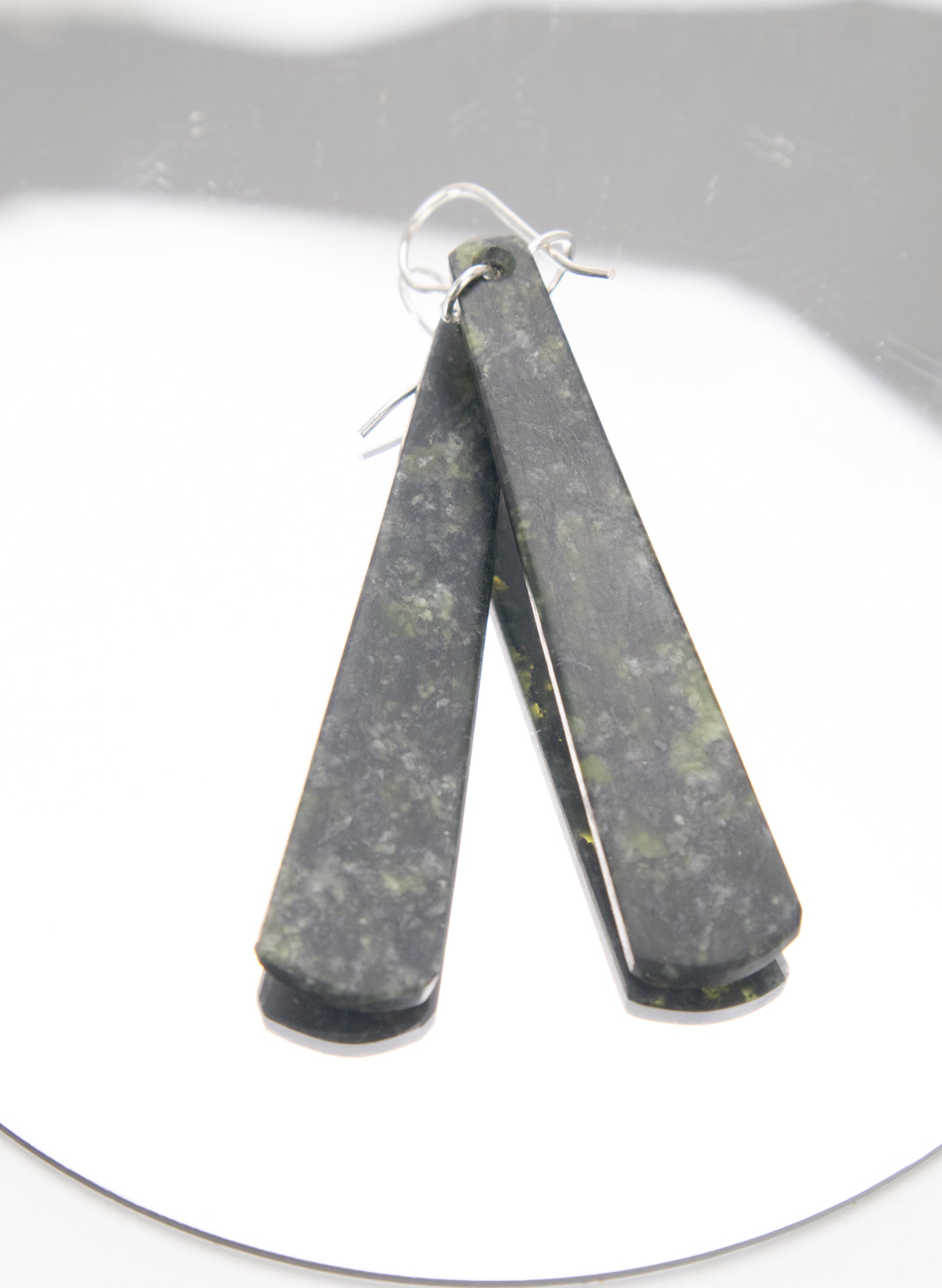 Pounamu Drop Earrings
