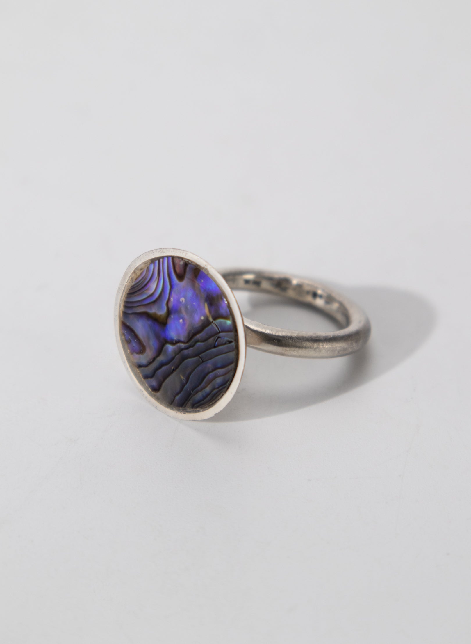 Paua Saucer Ring