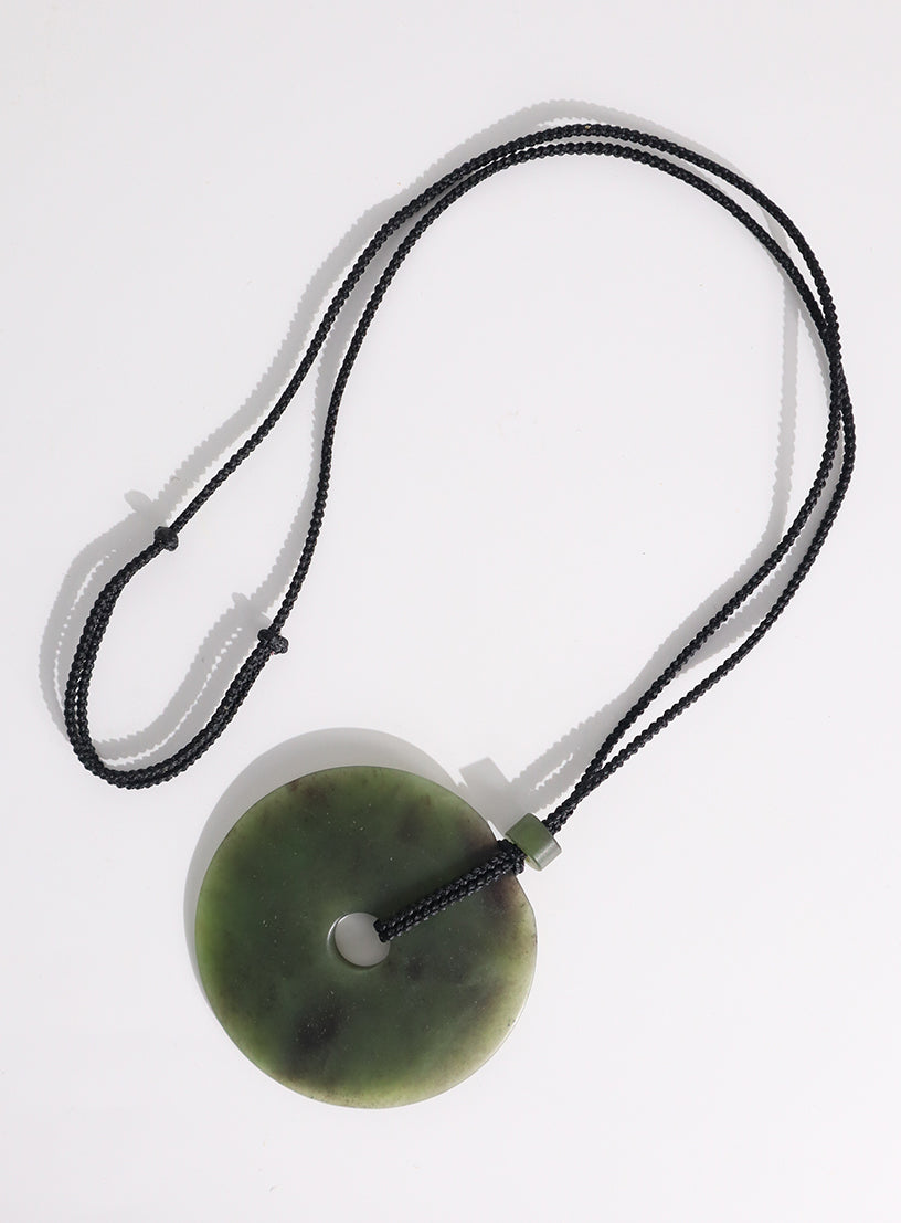 Disc Pounamu Pendant