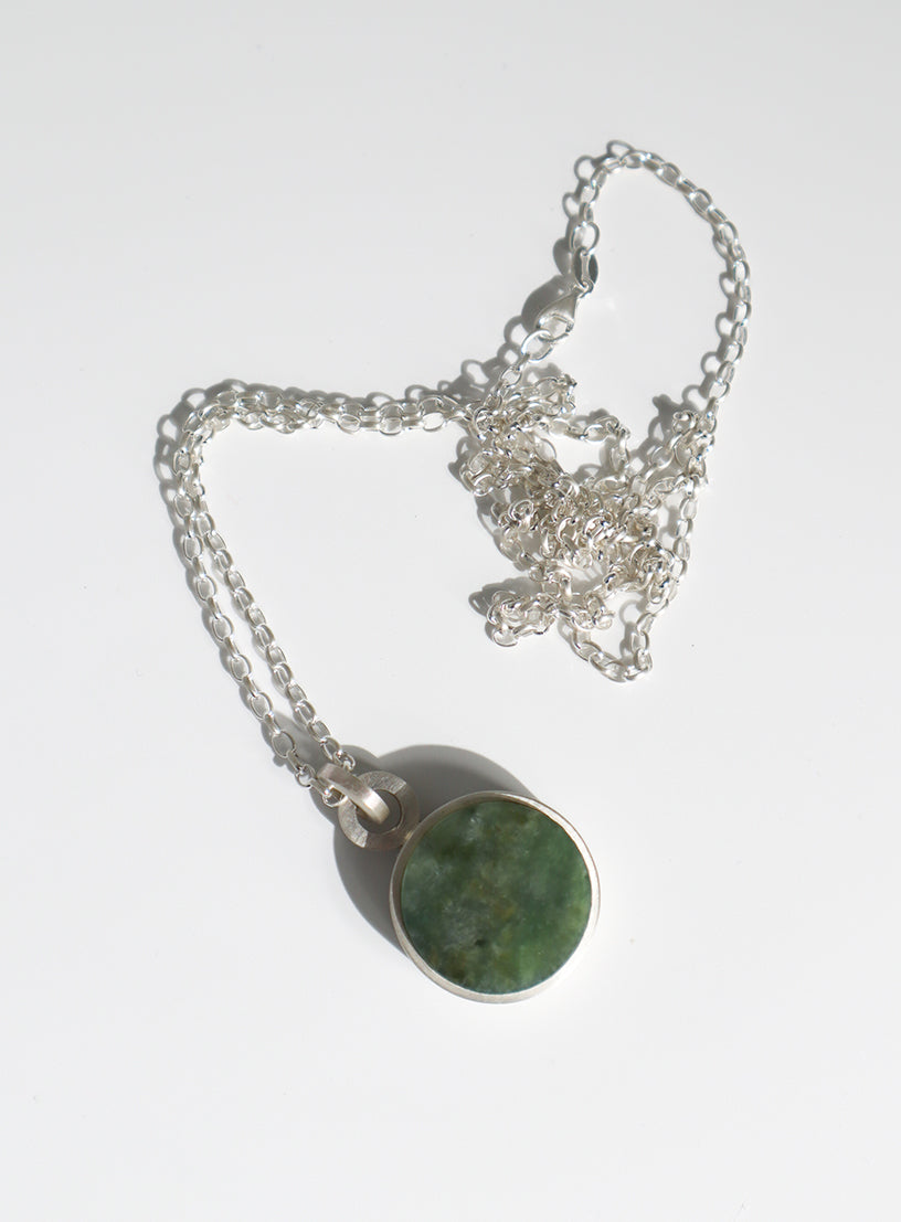 Large Caim Pendant - Pounamu