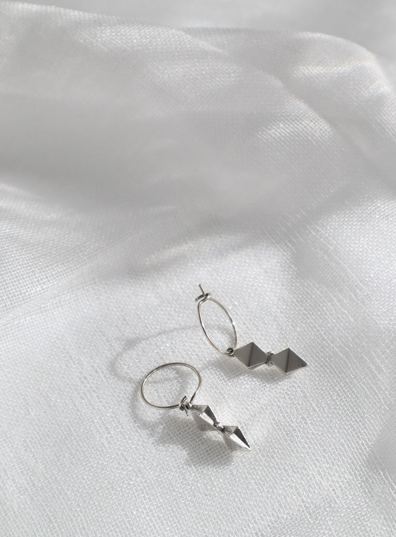 Bow Hoop Earrings