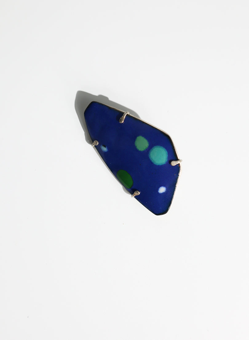 Enamel Dot Brooch